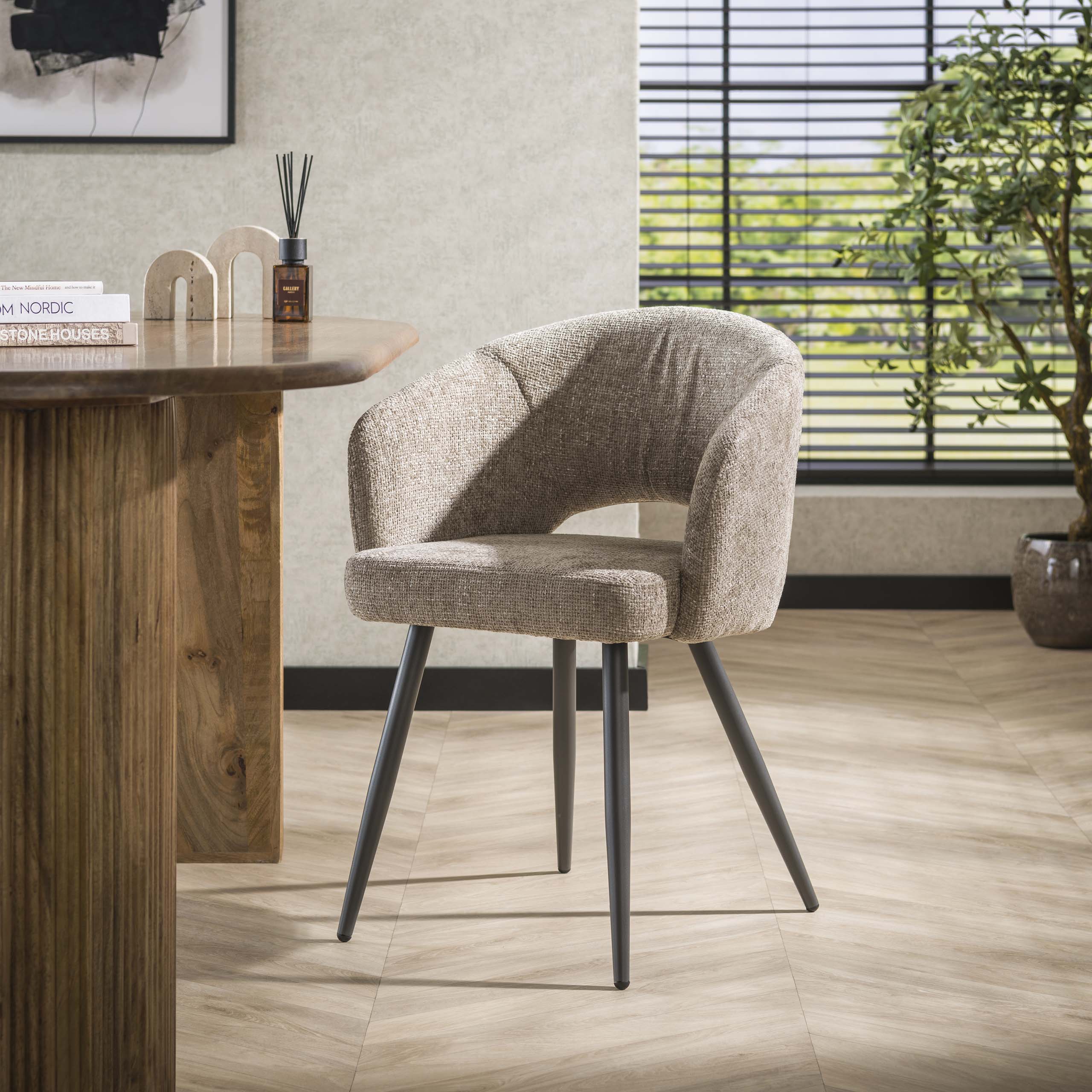 Armstoel Salon verpakt per 2 / Cargo zand – afbeelding 1