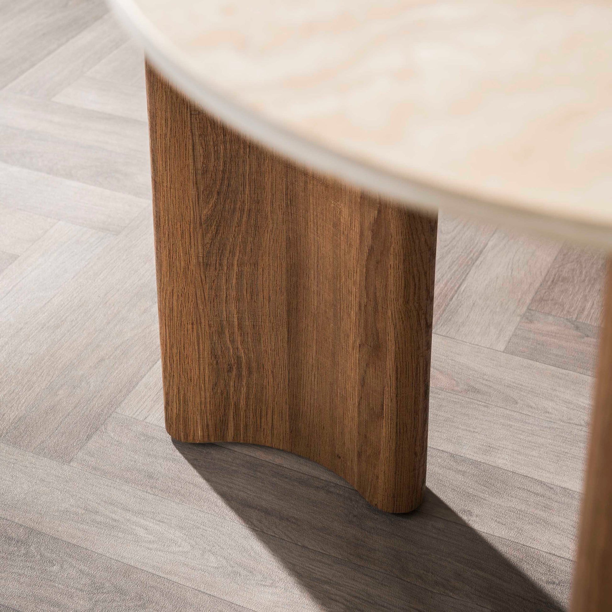 Eettafel Romano Curvo 180cm / 3D keramiek travertin – afbeelding 5