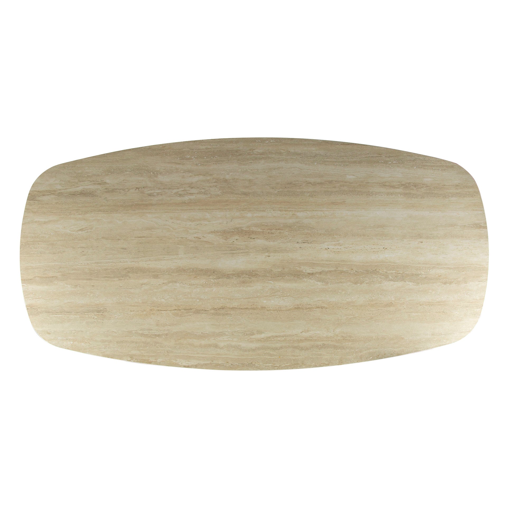 Eettafel Romano Cross deens ovaal 180cm / 3D keramiek travertin – afbeelding 6