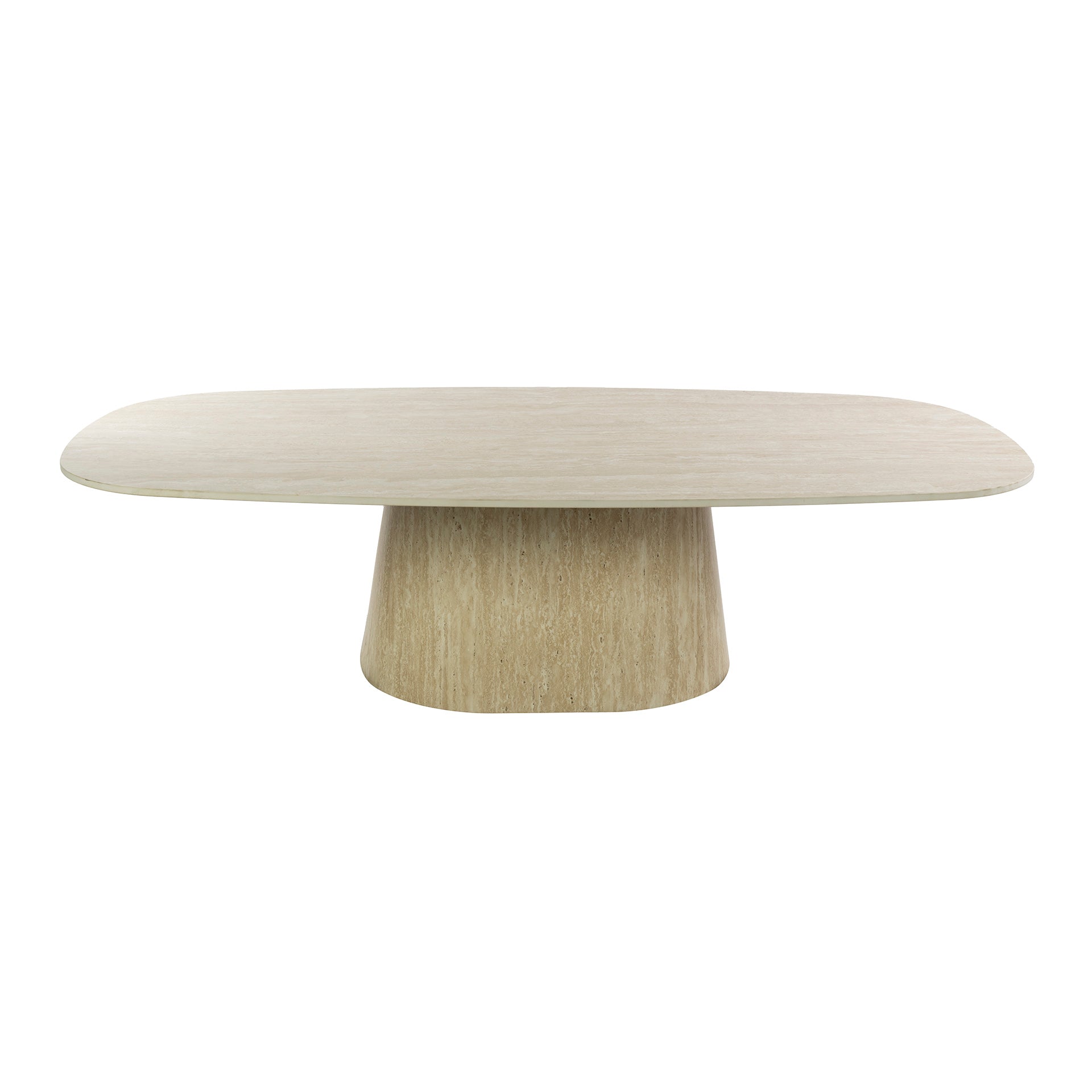 Salontafel Centro 135cm / 3D keramiek travertin – afbeelding 6