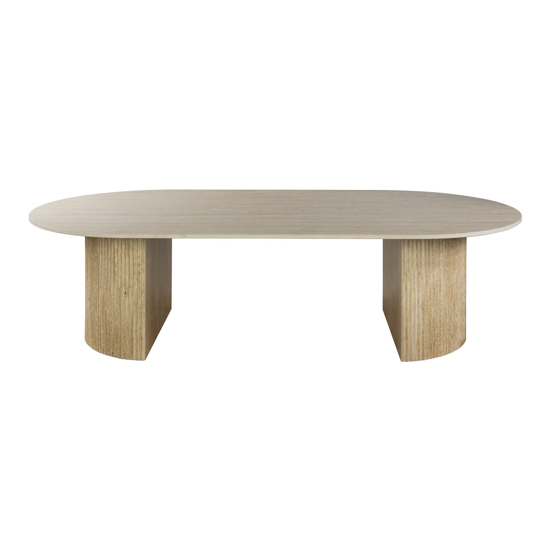 Salontafel Romano Arch 135cm / 3D keramiek travertin – afbeelding 5