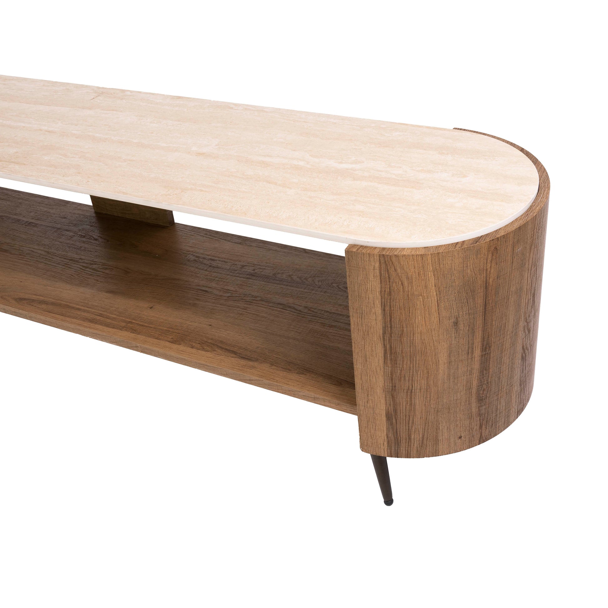 TV-meubel Arcus 180cm / Keramiek travertin – afbeelding 7