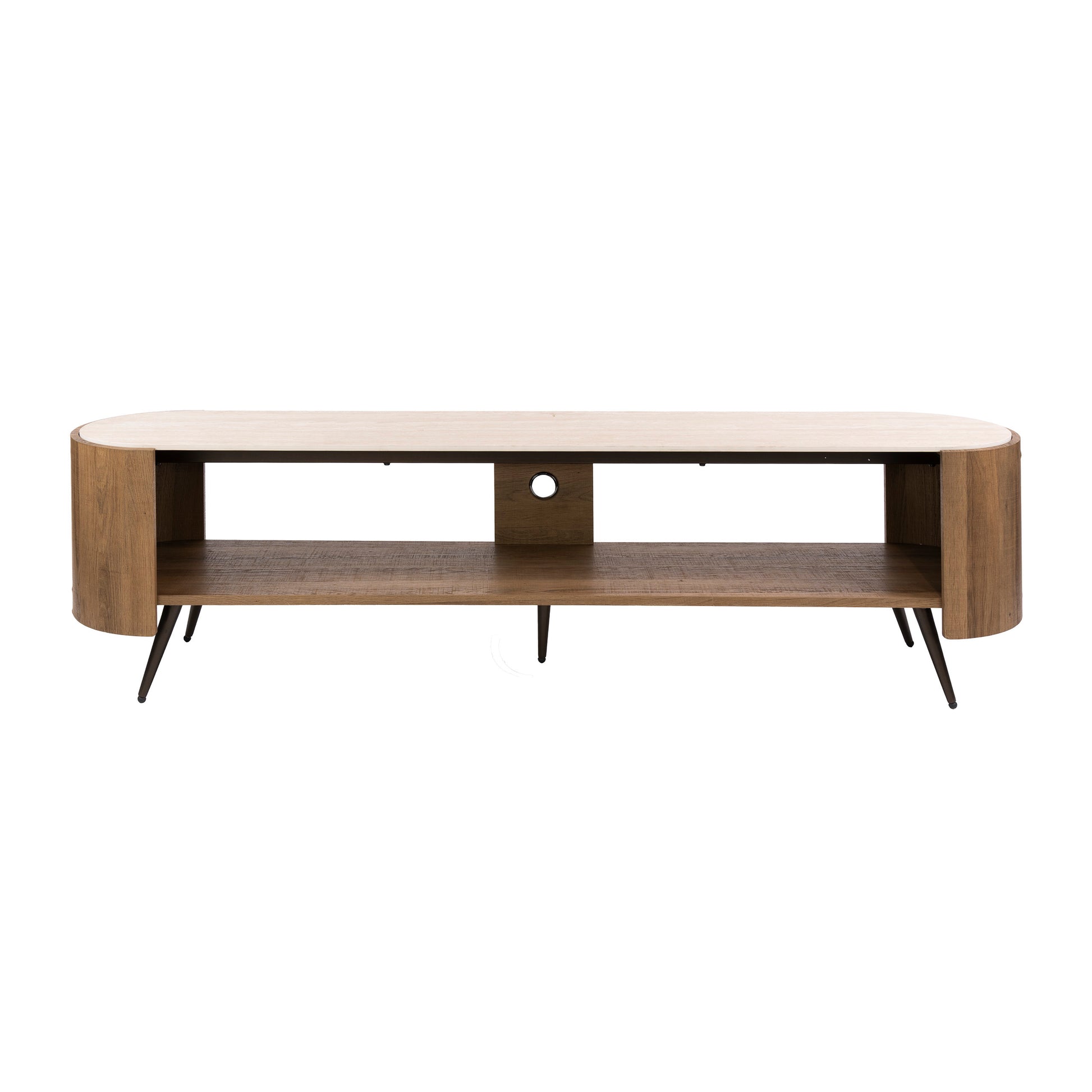 TV-meubel Arcus 180cm / Keramiek travertin – afbeelding 6