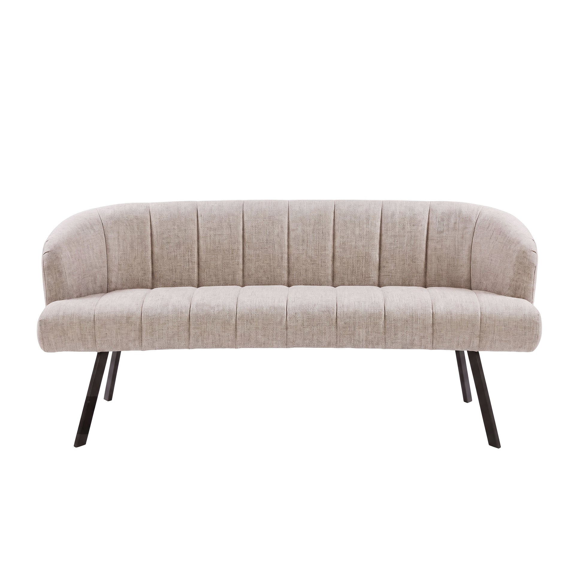 Eetkamerbank Oval / Hoven zand-bruin – afbeelding 3