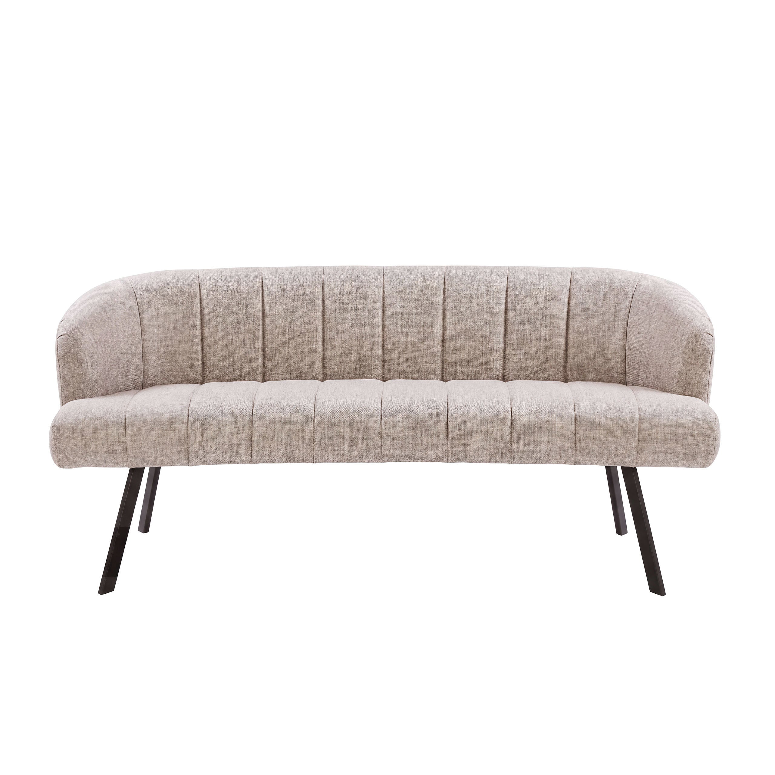Eetkamerbank Oval / Hoven zand-bruin – afbeelding 3