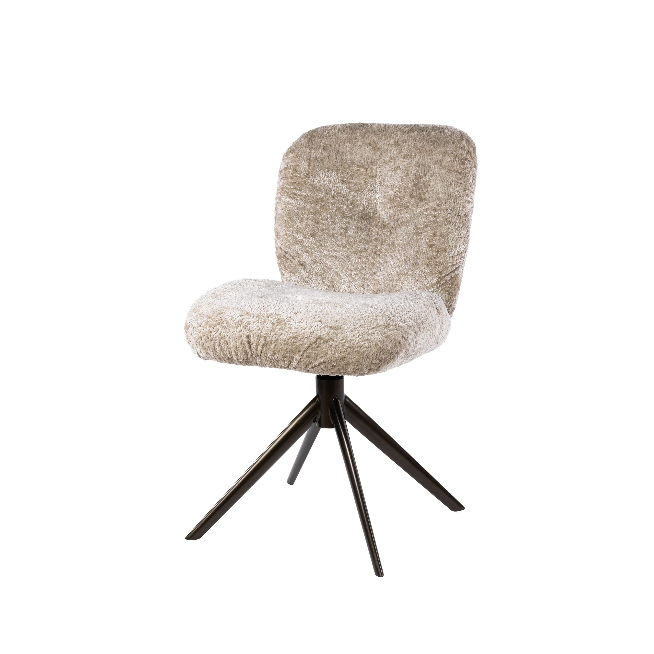 Stoel Comfort draaibaar verpakt per 2 / Alura zand-bruin – afbeelding 2