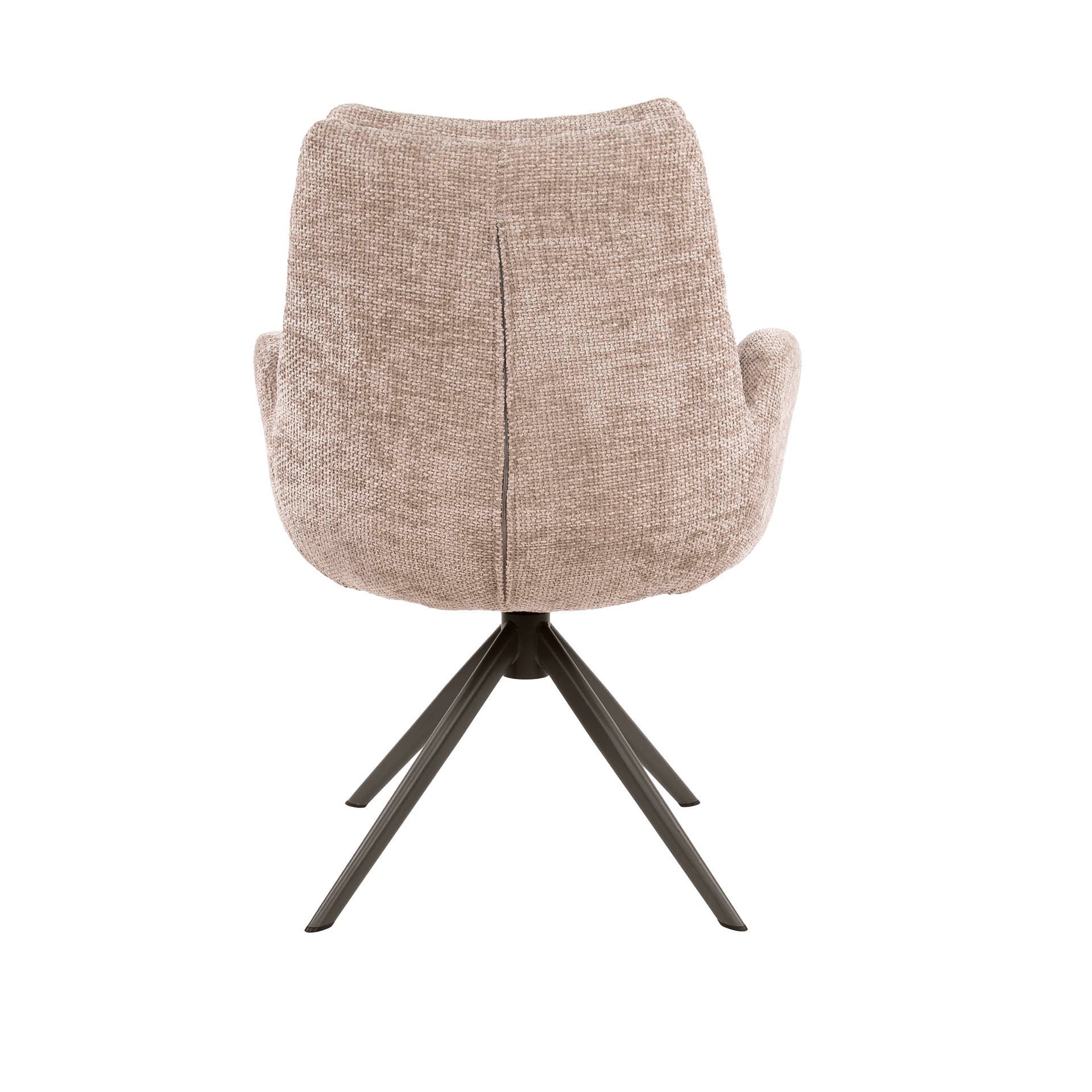 Armstoel Lounge draaibaar verpakt per 2 / Hoven zand-bruin – afbeelding 5