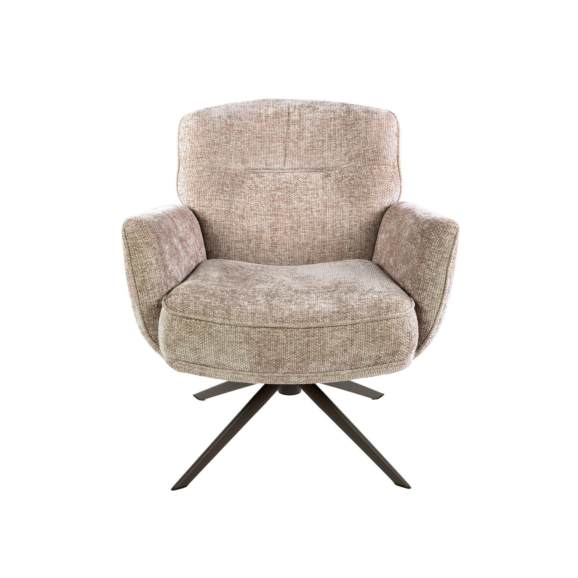 Fauteuil Forza draaibaar / Hoven zand-bruin – afbeelding 3