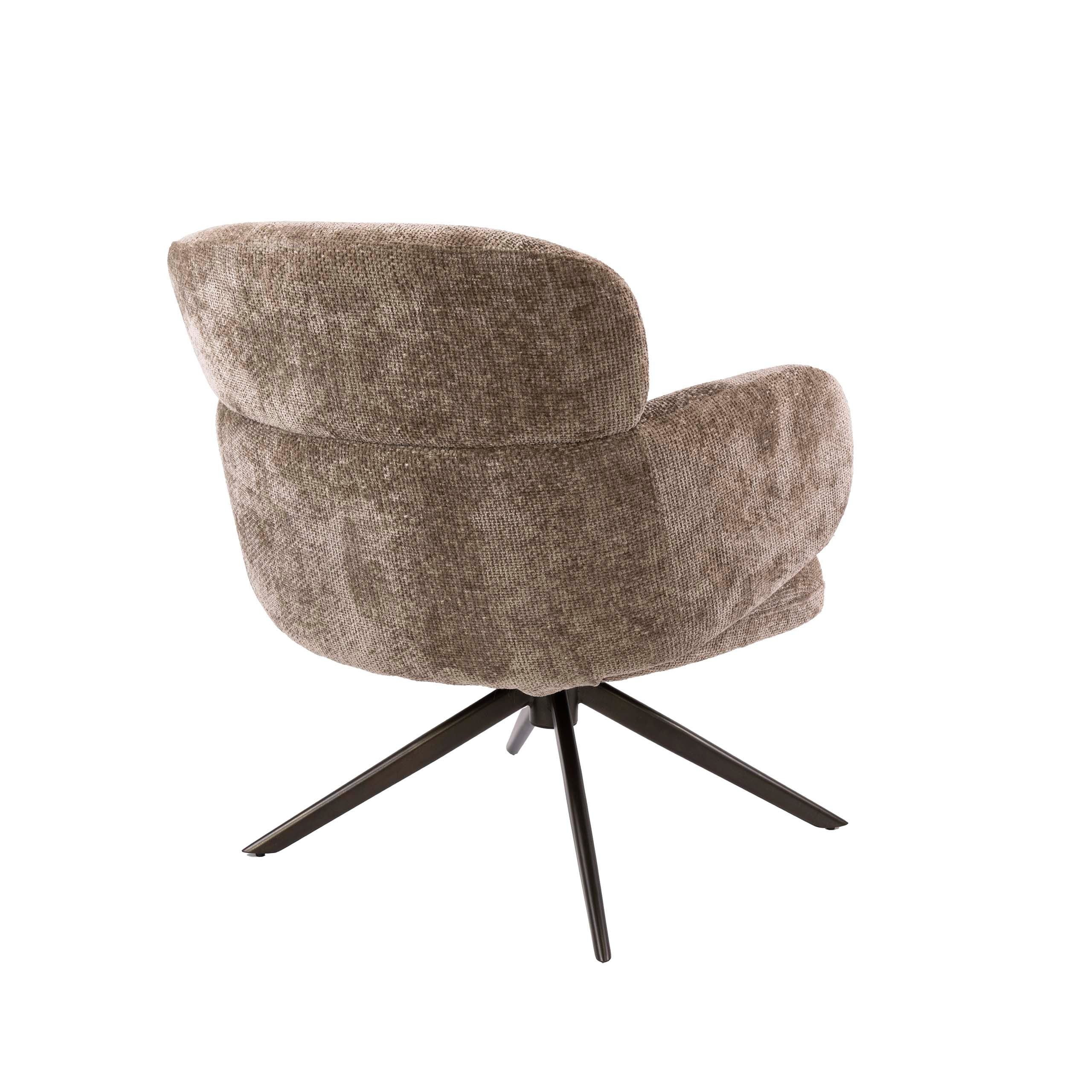 Fauteuil Flex draaibaar / Hoven champagne-bruin – afbeelding 6