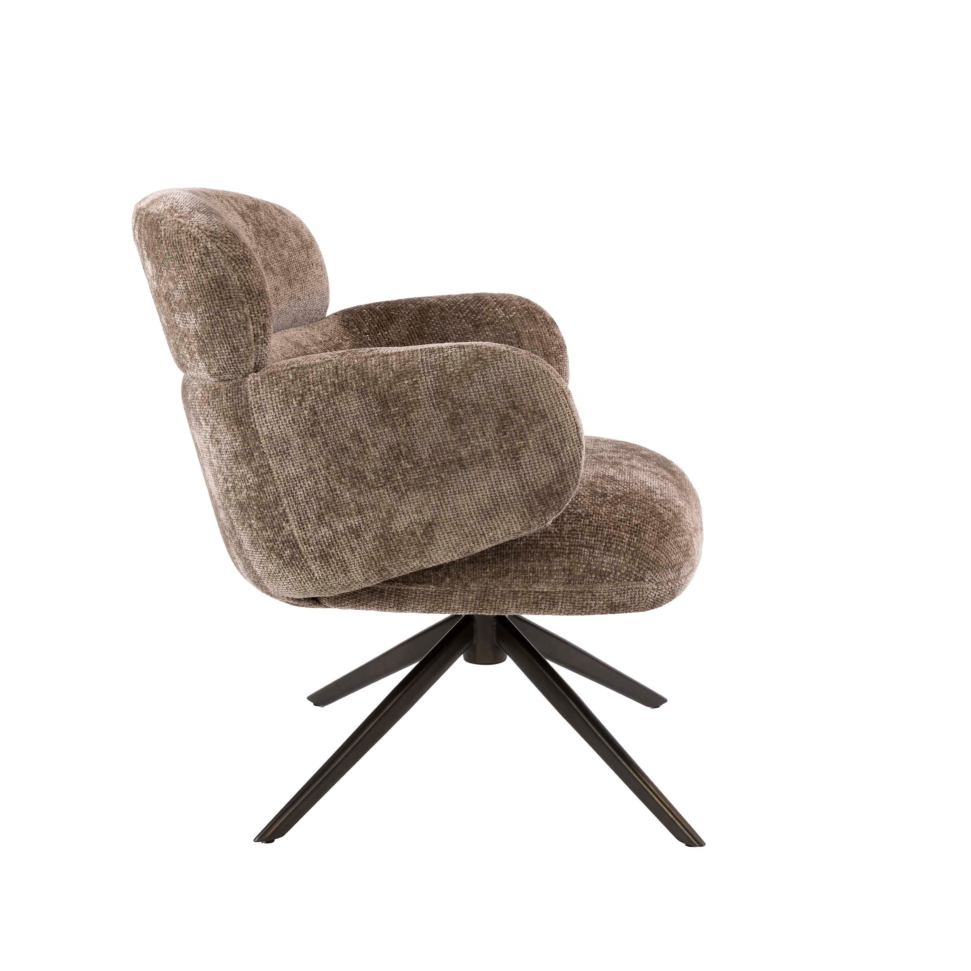 Fauteuil Flex draaibaar / Hoven champagne-bruin – afbeelding 9
