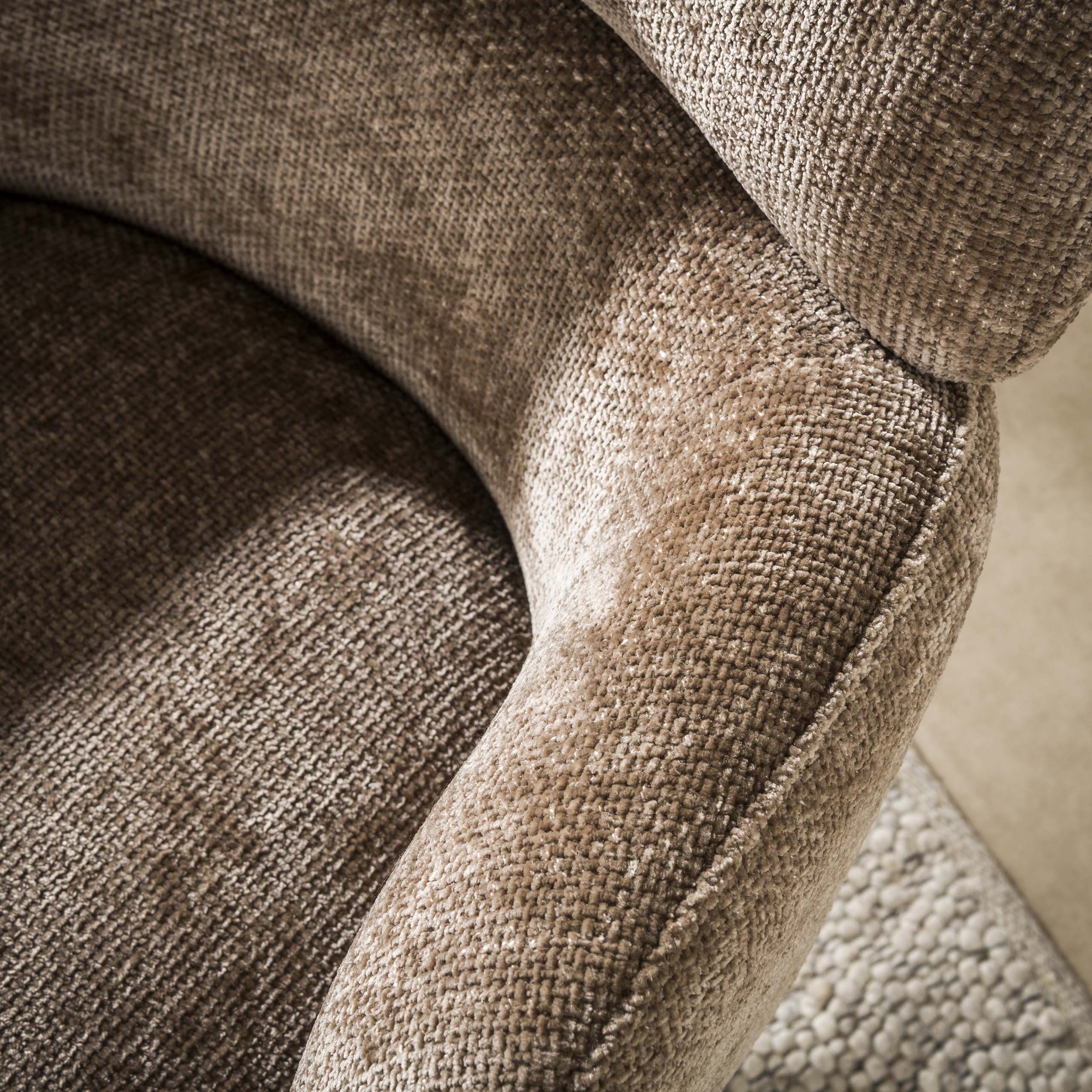 Fauteuil Flex draaibaar / Hoven champagne-bruin – afbeelding 2