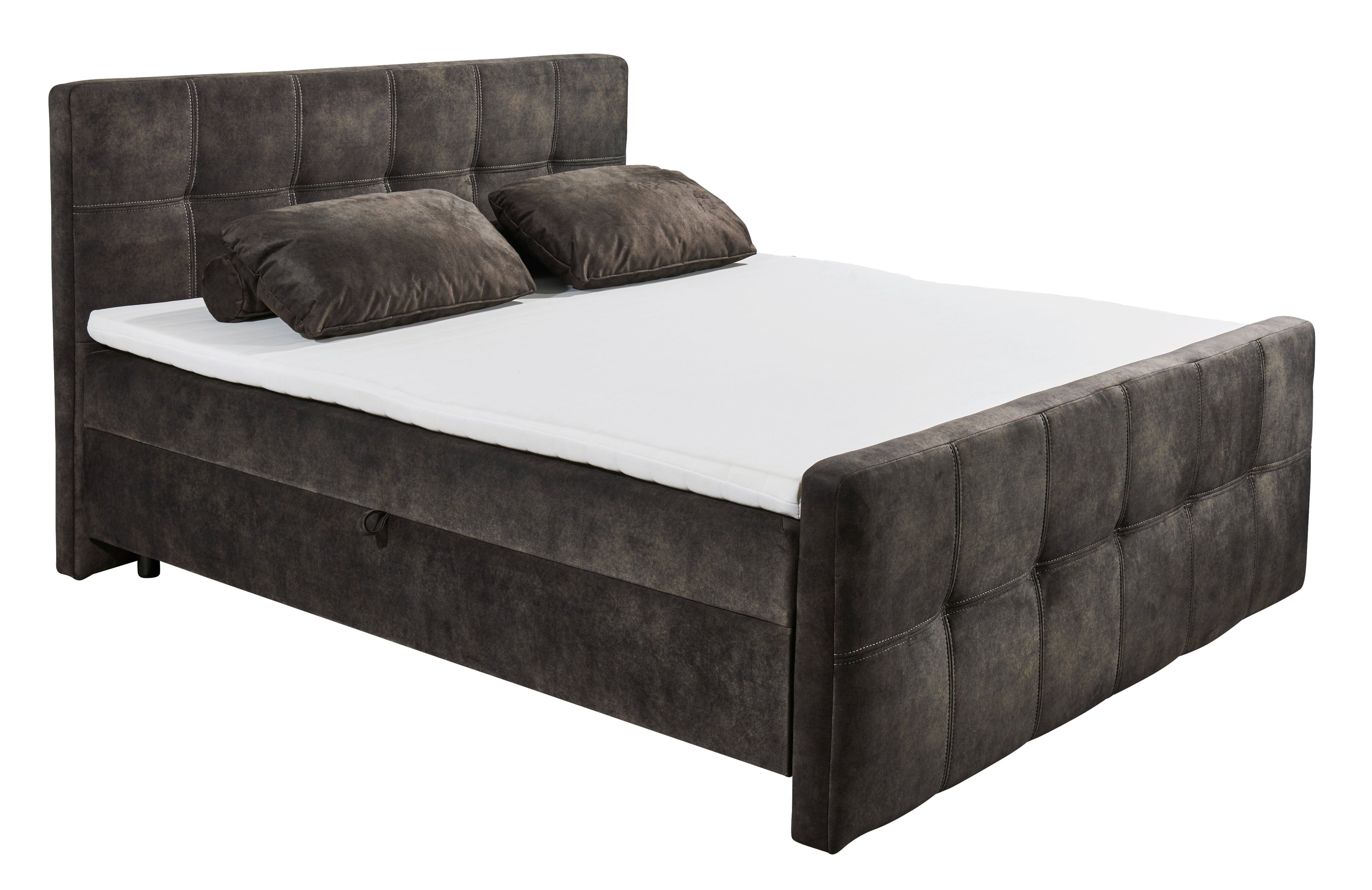 Boxspring Valencia - zwarte velvet