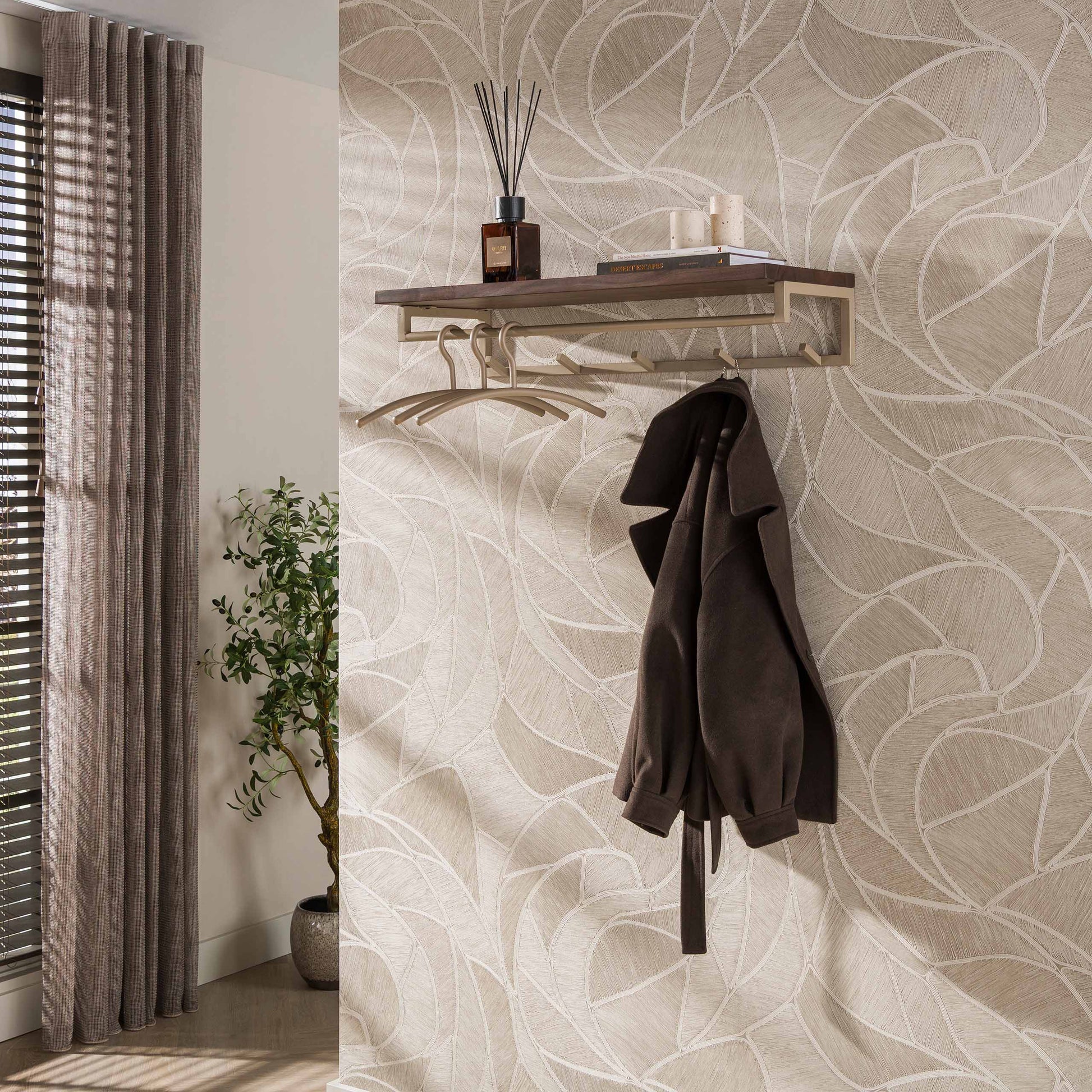 Kapstok Dune 5 haken / Beige – afbeelding 1