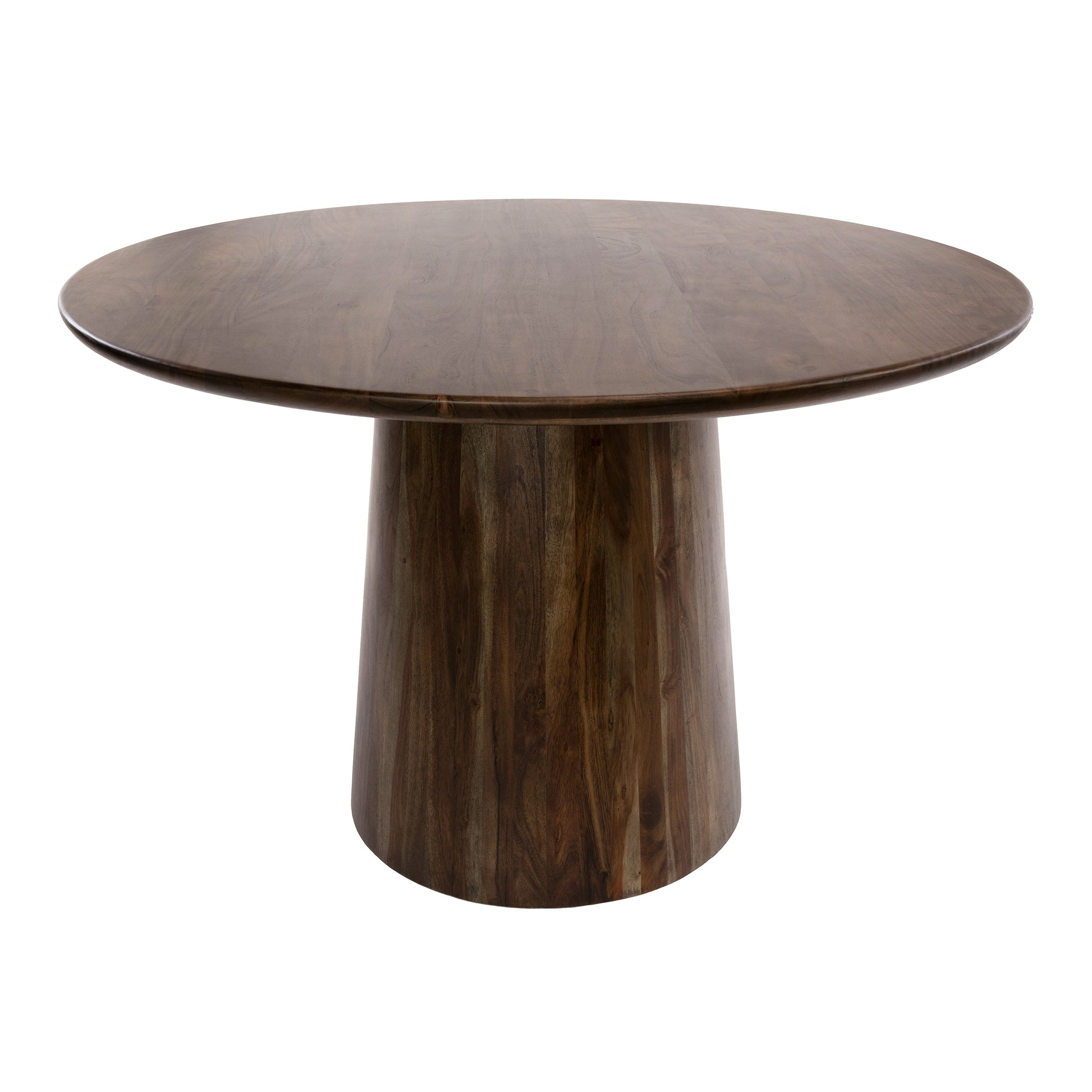 Eettafel Central rond Ø130cm / Massief acacia bruin – afbeelding 8