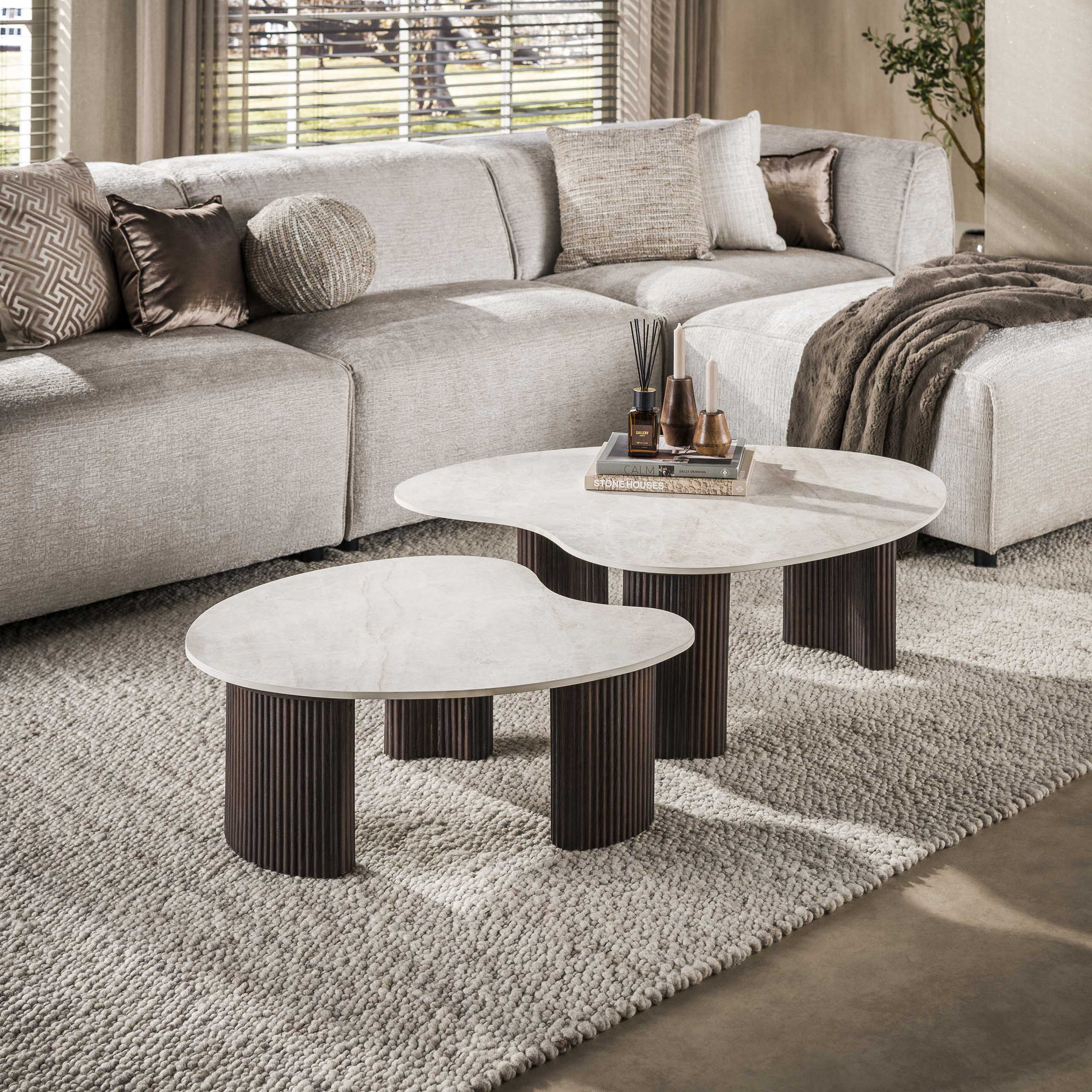 Salontafel Ceramo aperto set van 2 / 3D keramiek Taj Mahal – afbeelding 1