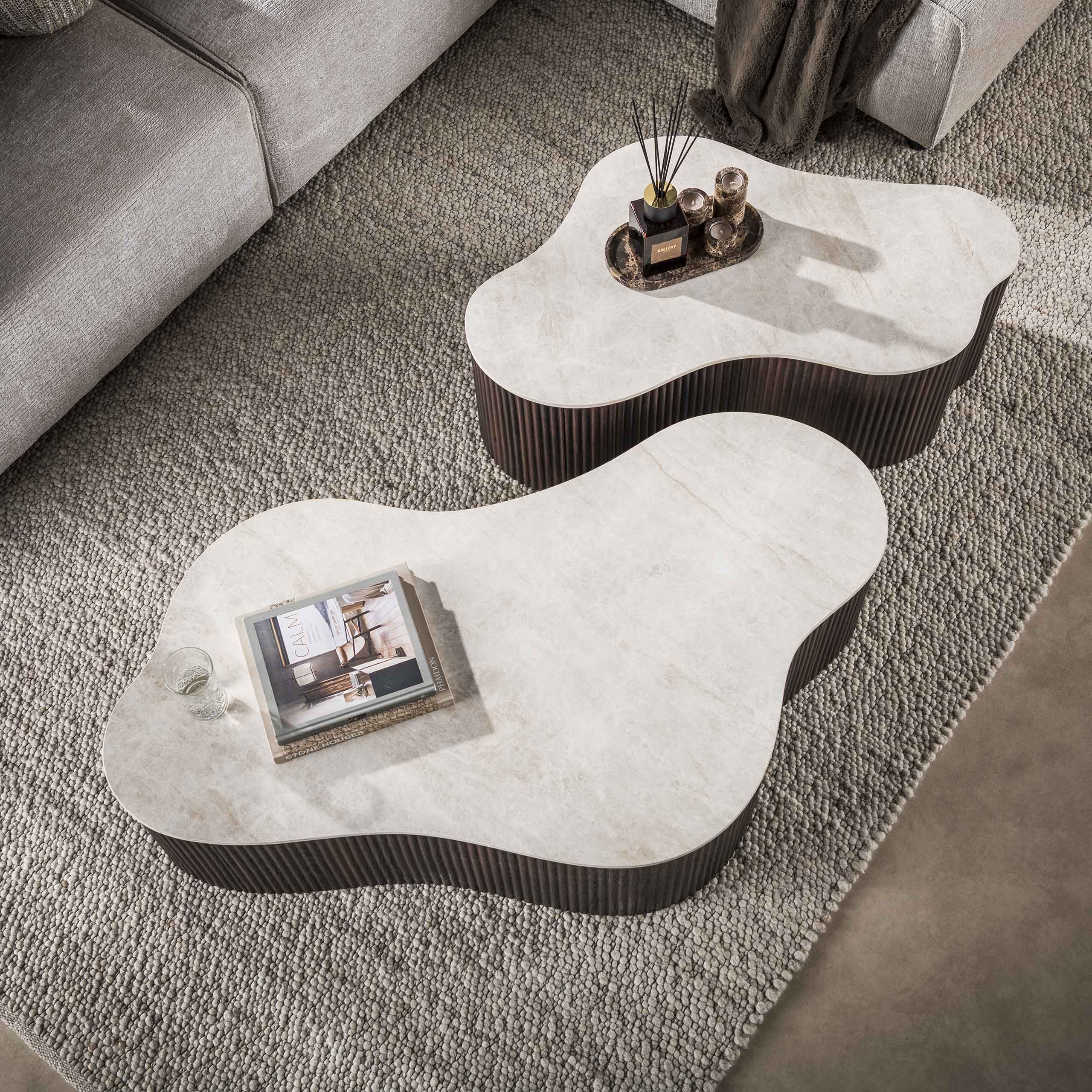 Salontafel Ceramo grande set van 2 / 3D keramiek Taj Mahal – afbeelding 2