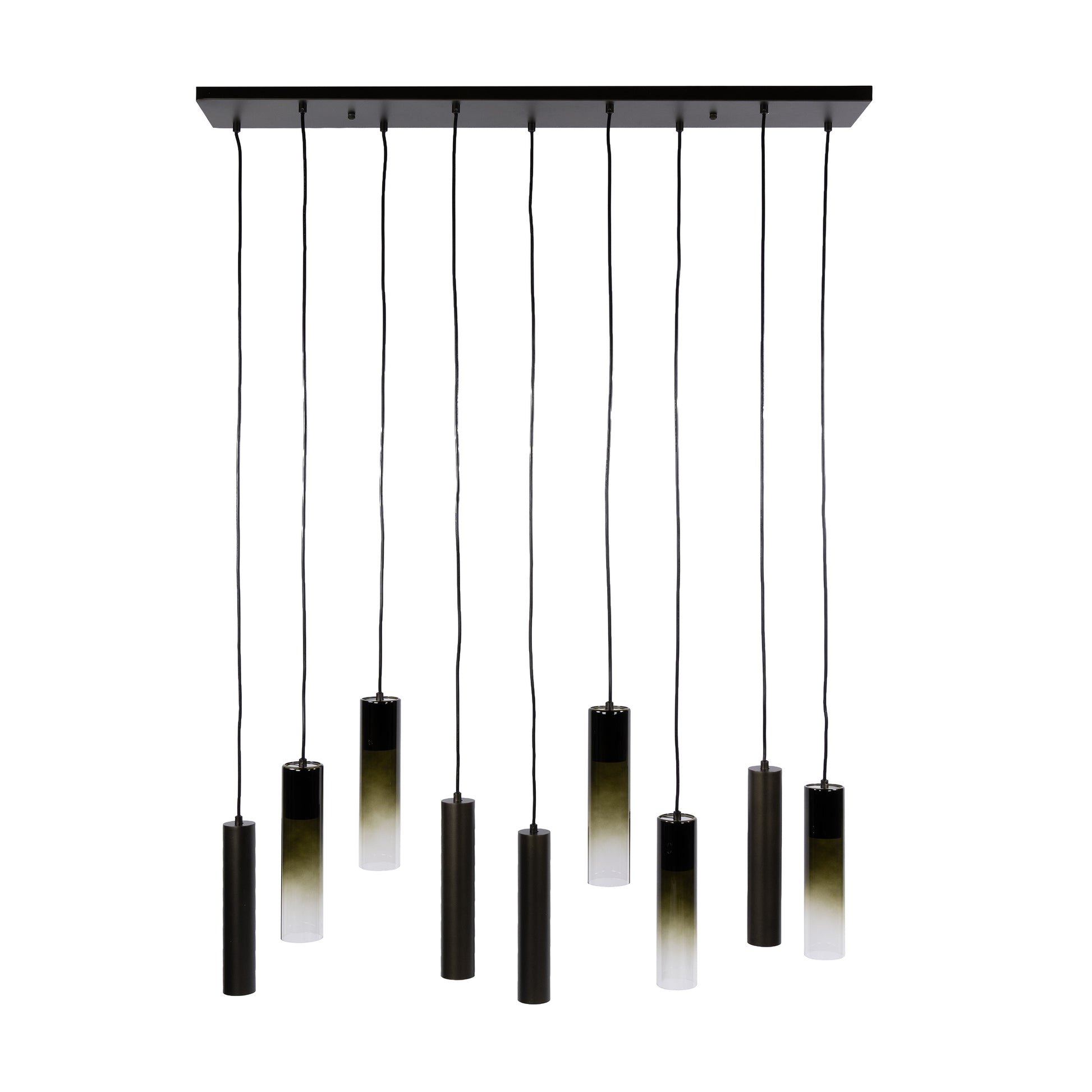 Hanglamp Lungo 5+4-lichts / Sienna bruin – afbeelding 5