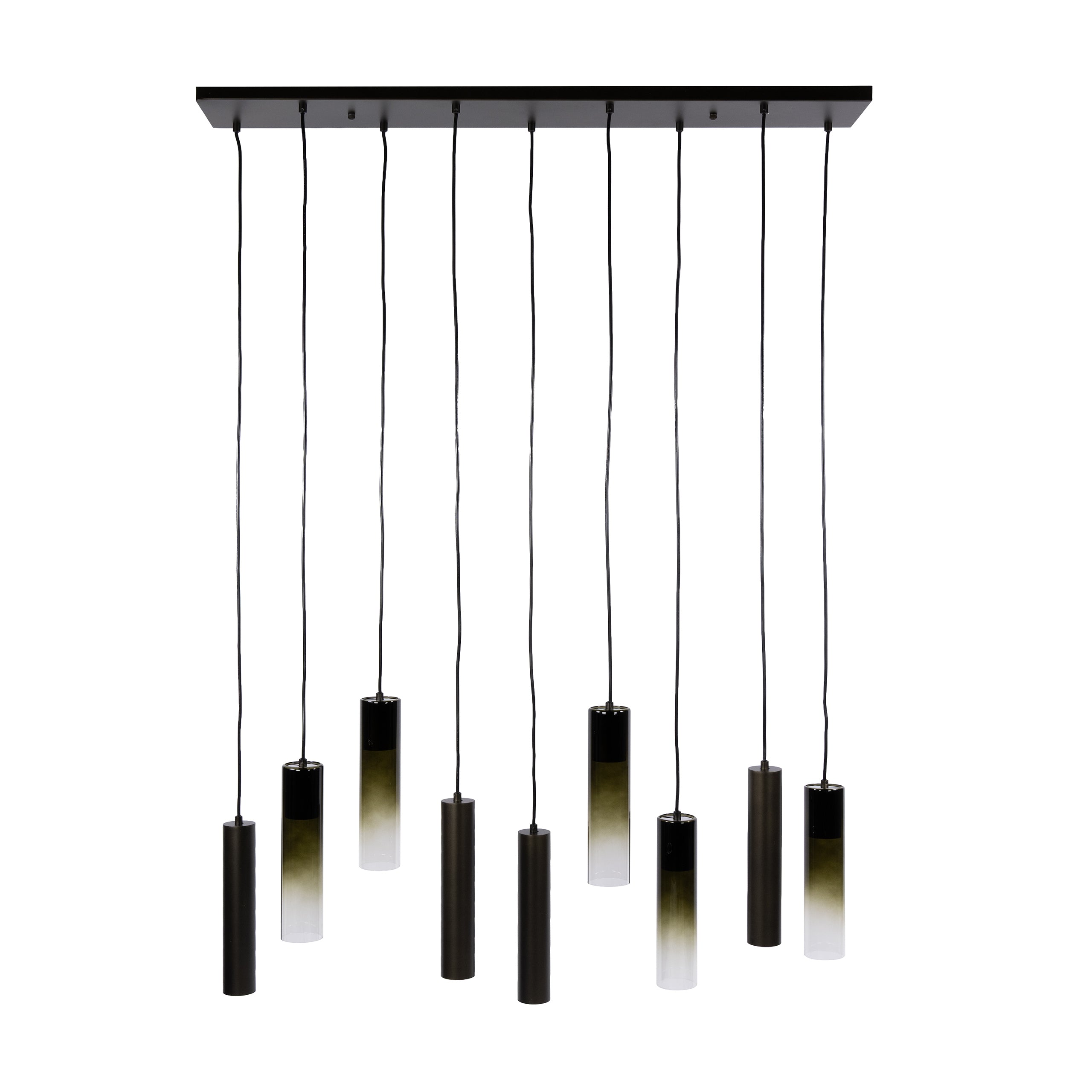 Hanglamp Lungo 5+4-lichts / Sienna bruin – afbeelding 5