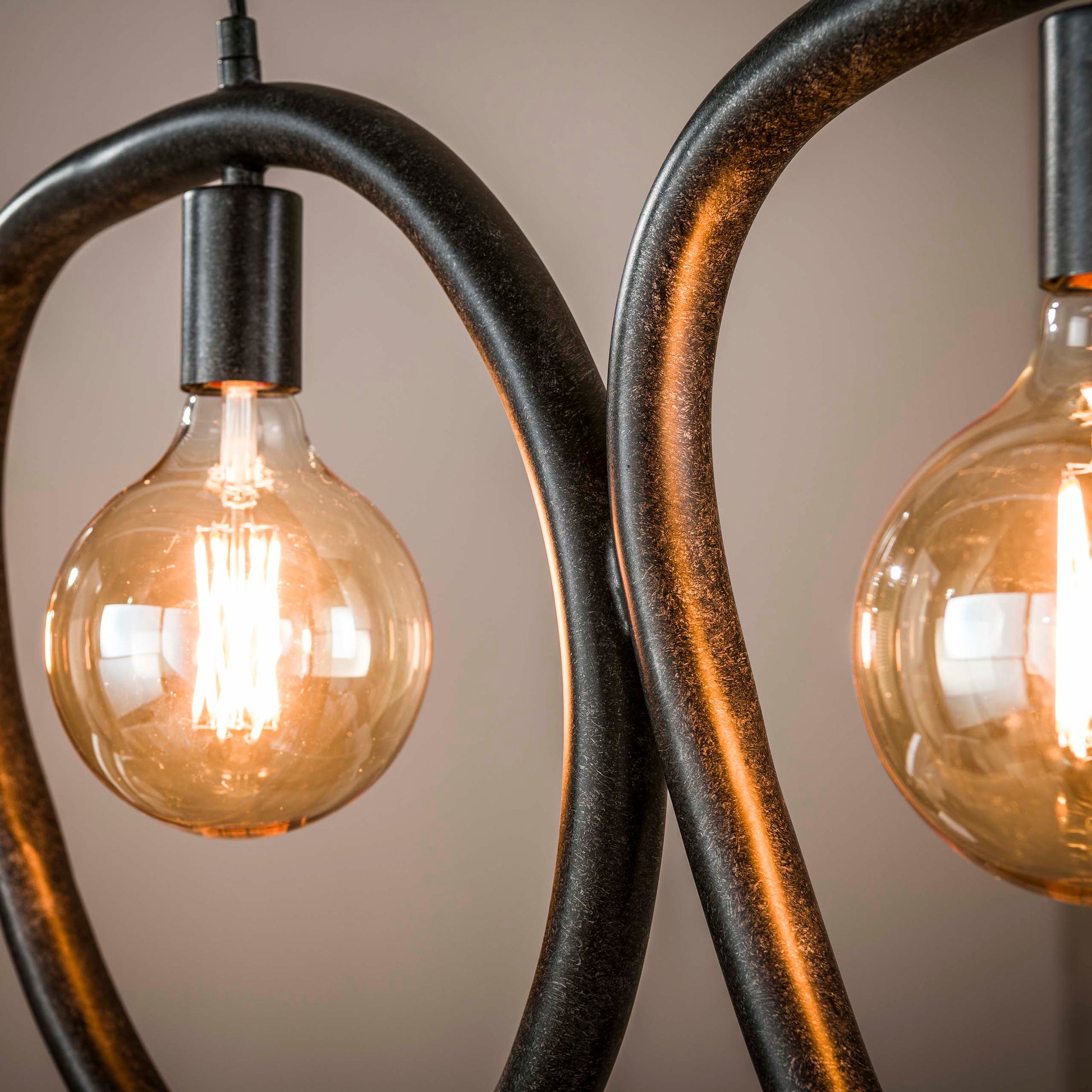 Hanglamp Pebble 4-lichts / Artic zwart – afbeelding 3