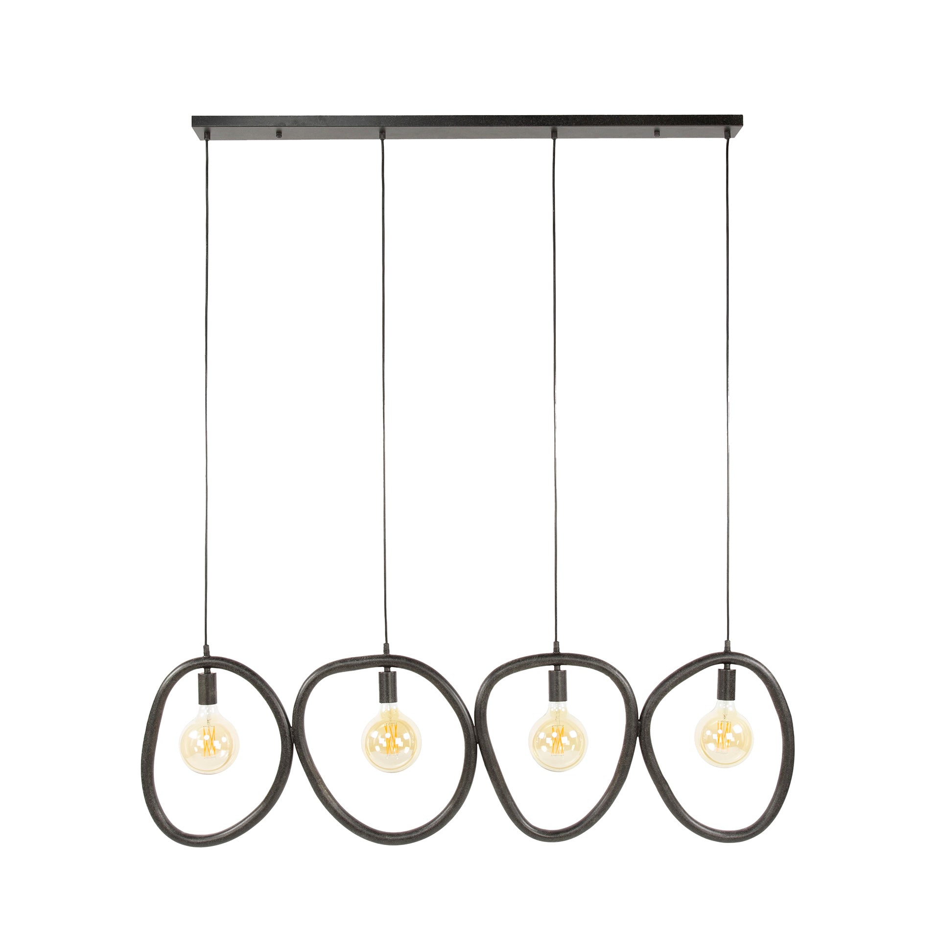 Hanglamp Pebble 4-lichts / Artic zwart – afbeelding 5