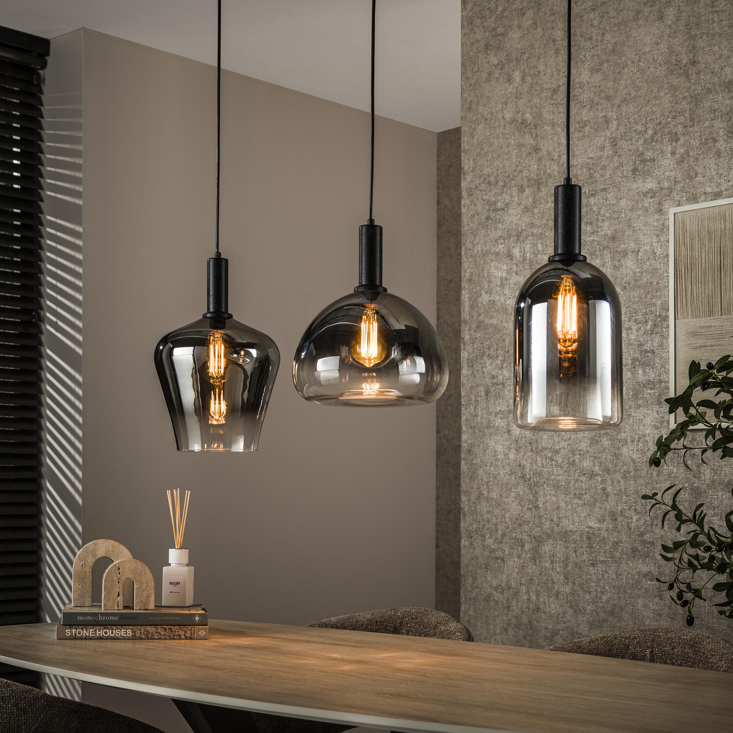 Hanglamp Zenith 3-lichts / Artic zwart – afbeelding 1
