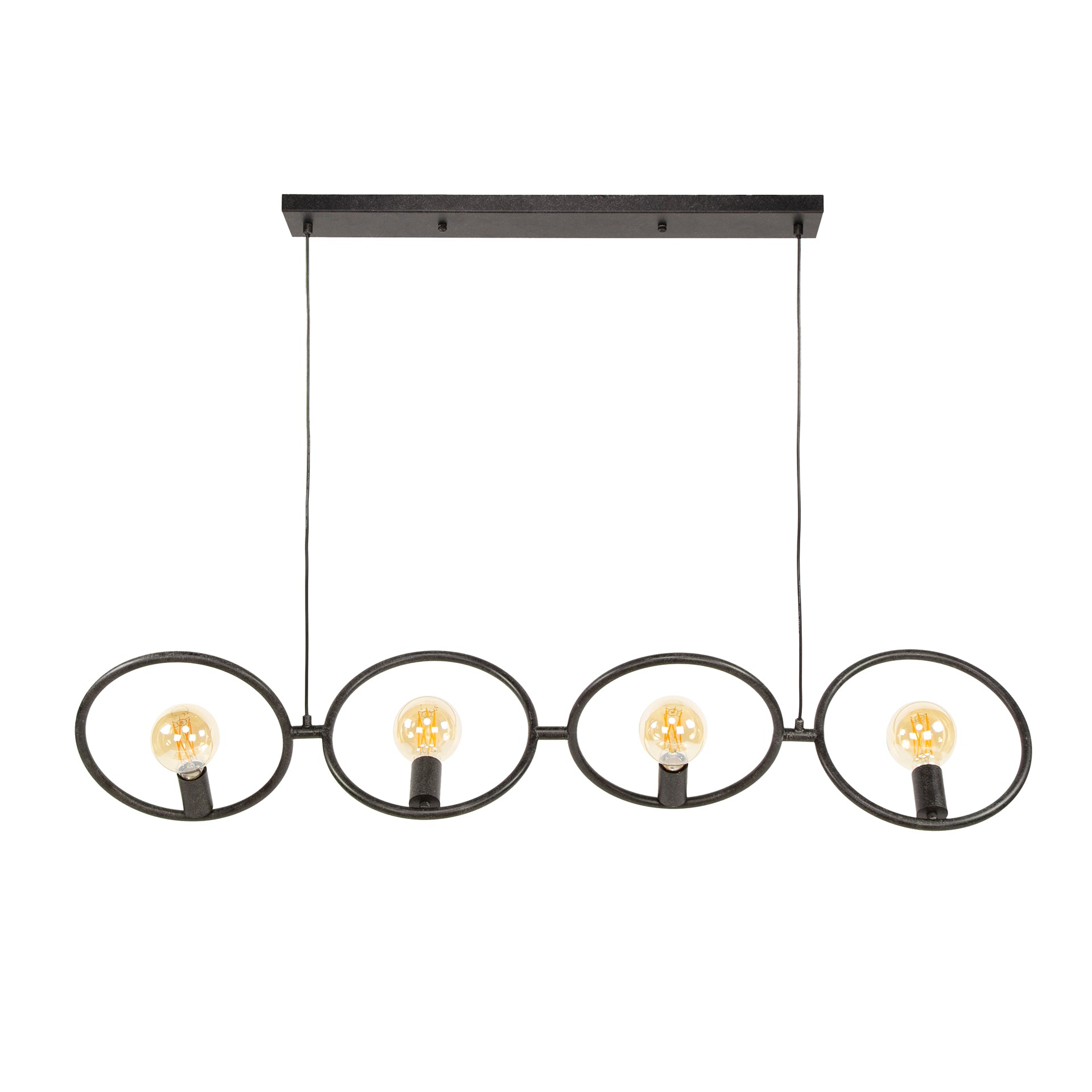 Hanglamp Loop 4-lichts / Artic zwart – afbeelding 5