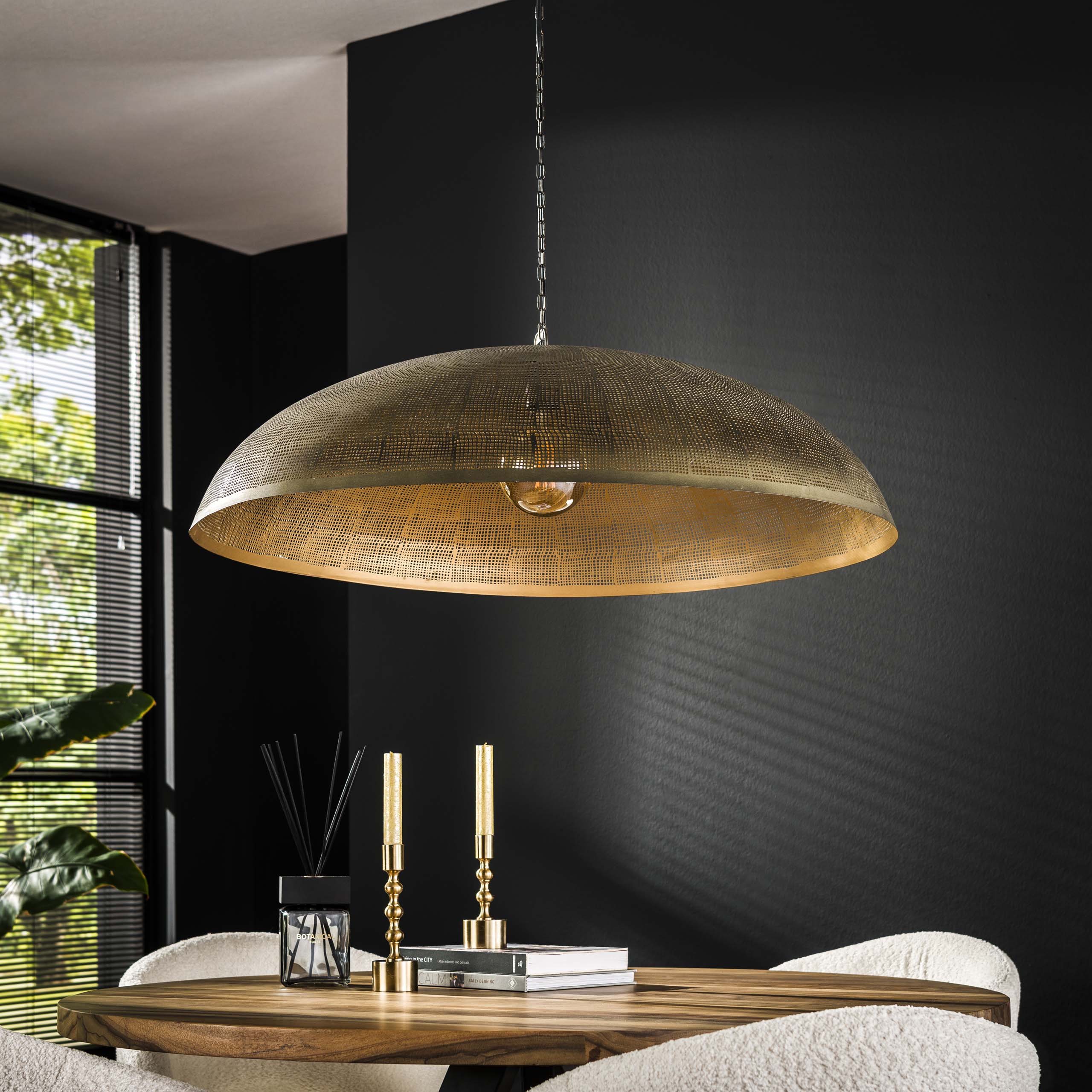 Hanglamp Cosmic 1-lichts Ø90cm / Antiek brons – afbeelding 2