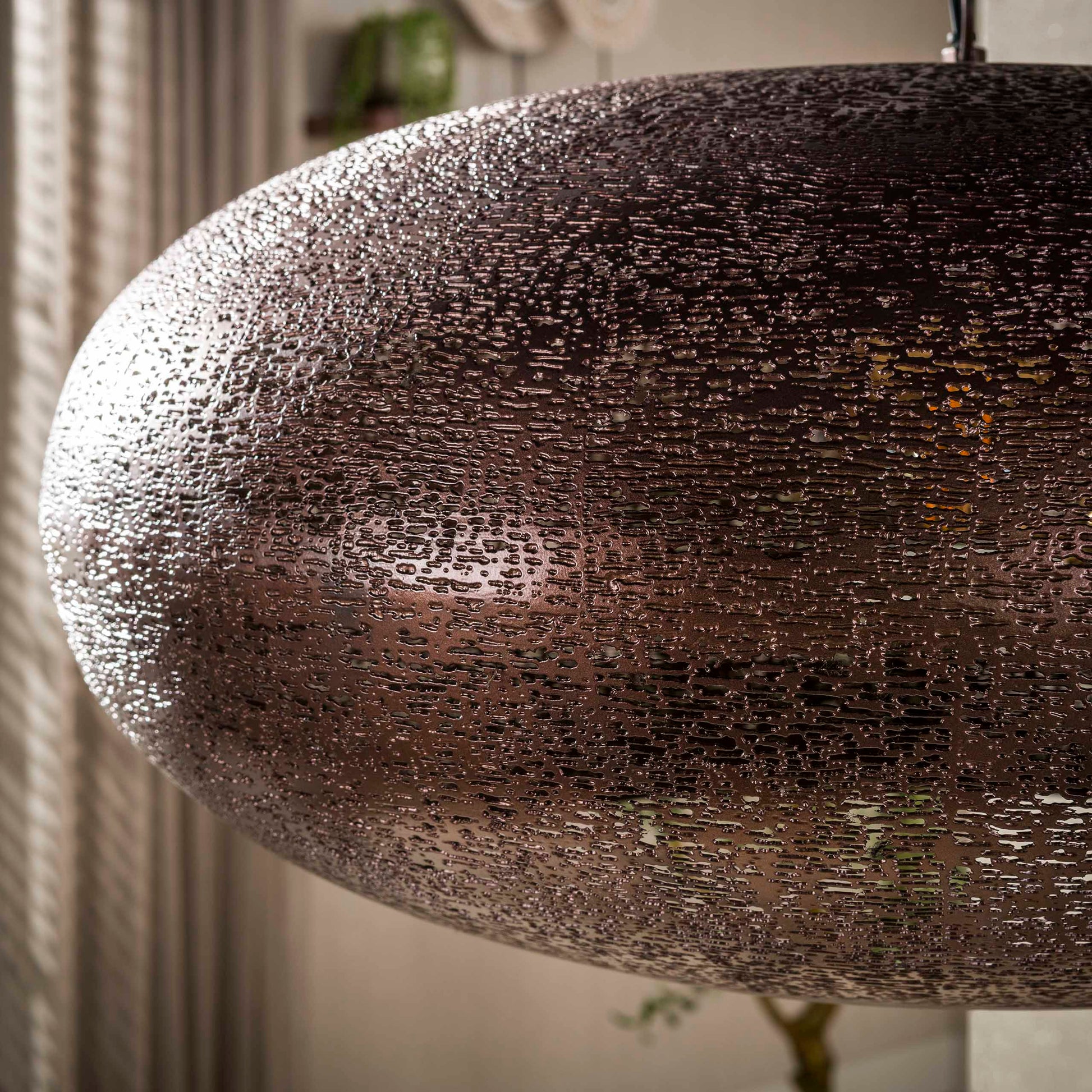 Hanglamp Cielo 1-lichts Ø68cm / Antiek koper – afbeelding 4