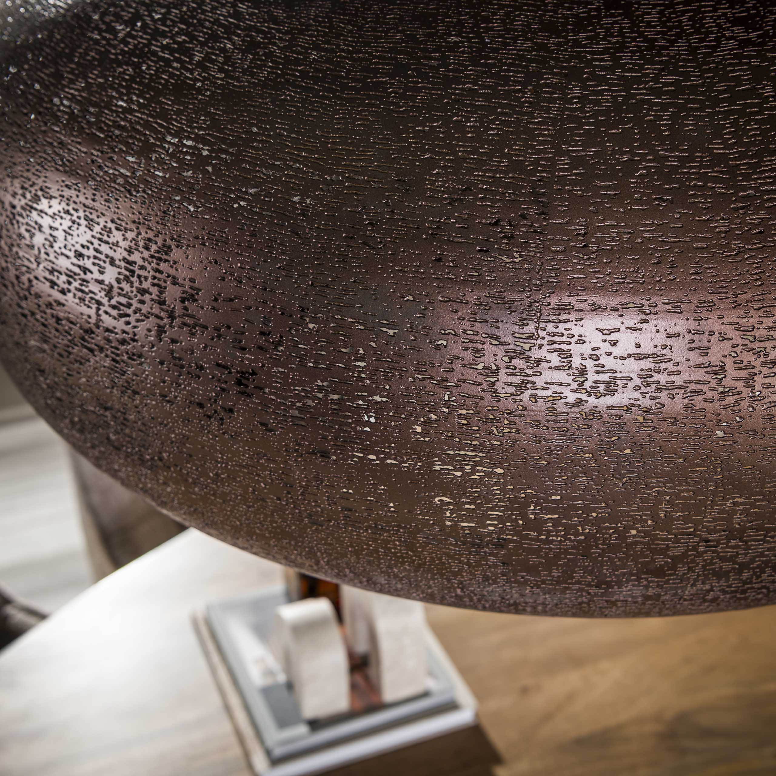 Hanglamp Cielo 1-lichts Ø90cm / Antiek koper – afbeelding 4