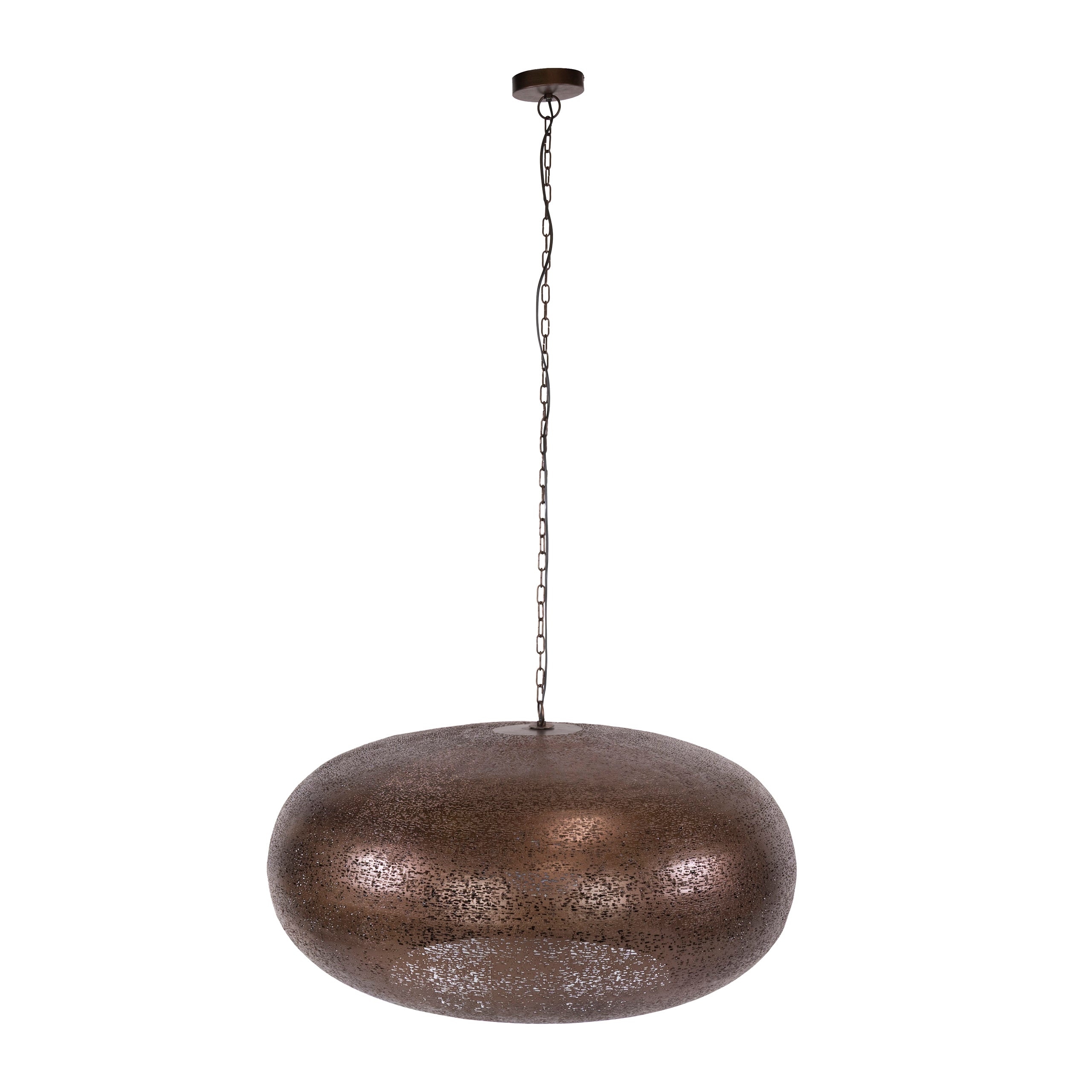 Hanglamp Cielo 1-lichts Ø90cm / Antiek koper – afbeelding 5
