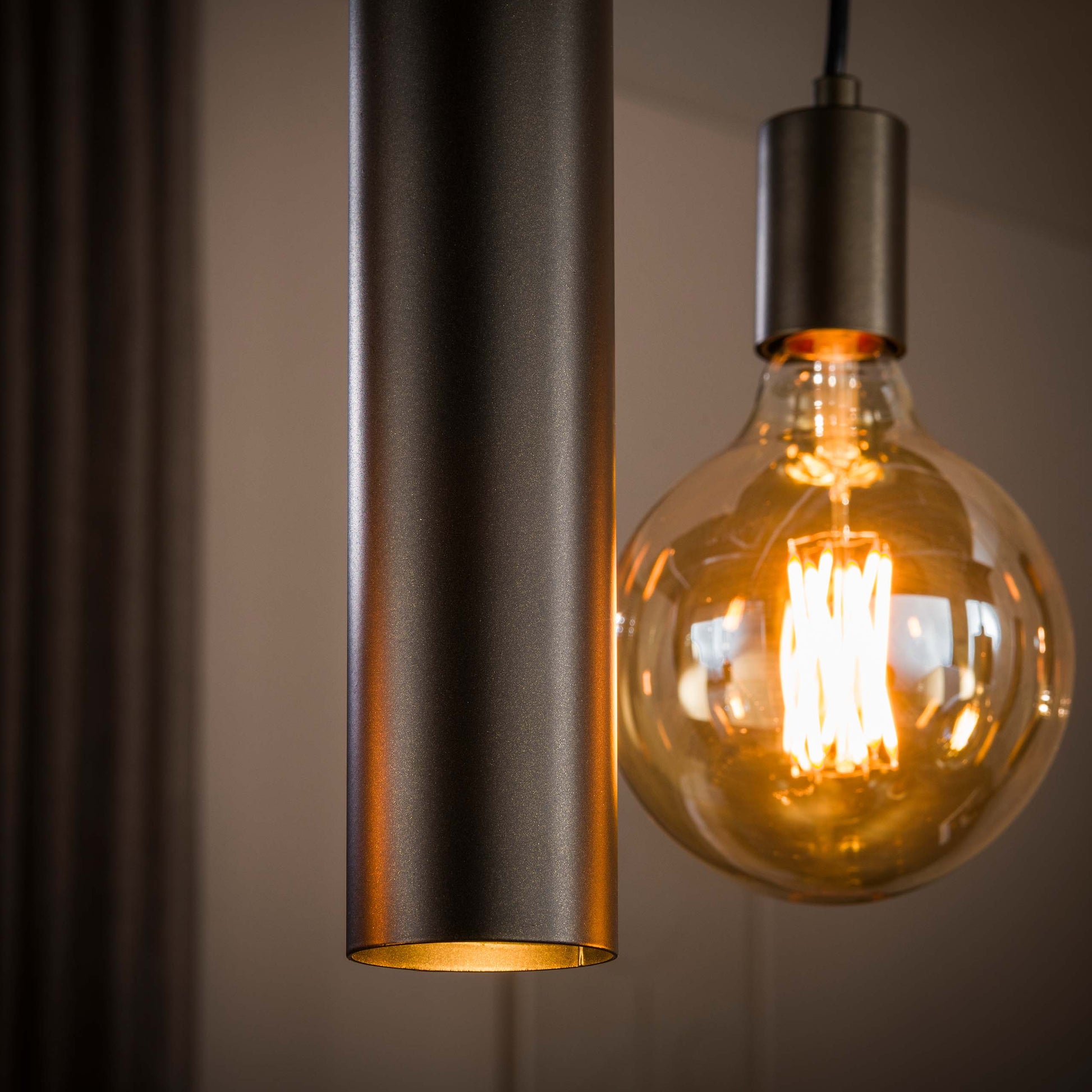 Hanglamp Senso 5+4-lichts / Sienna bruin – afbeelding 3