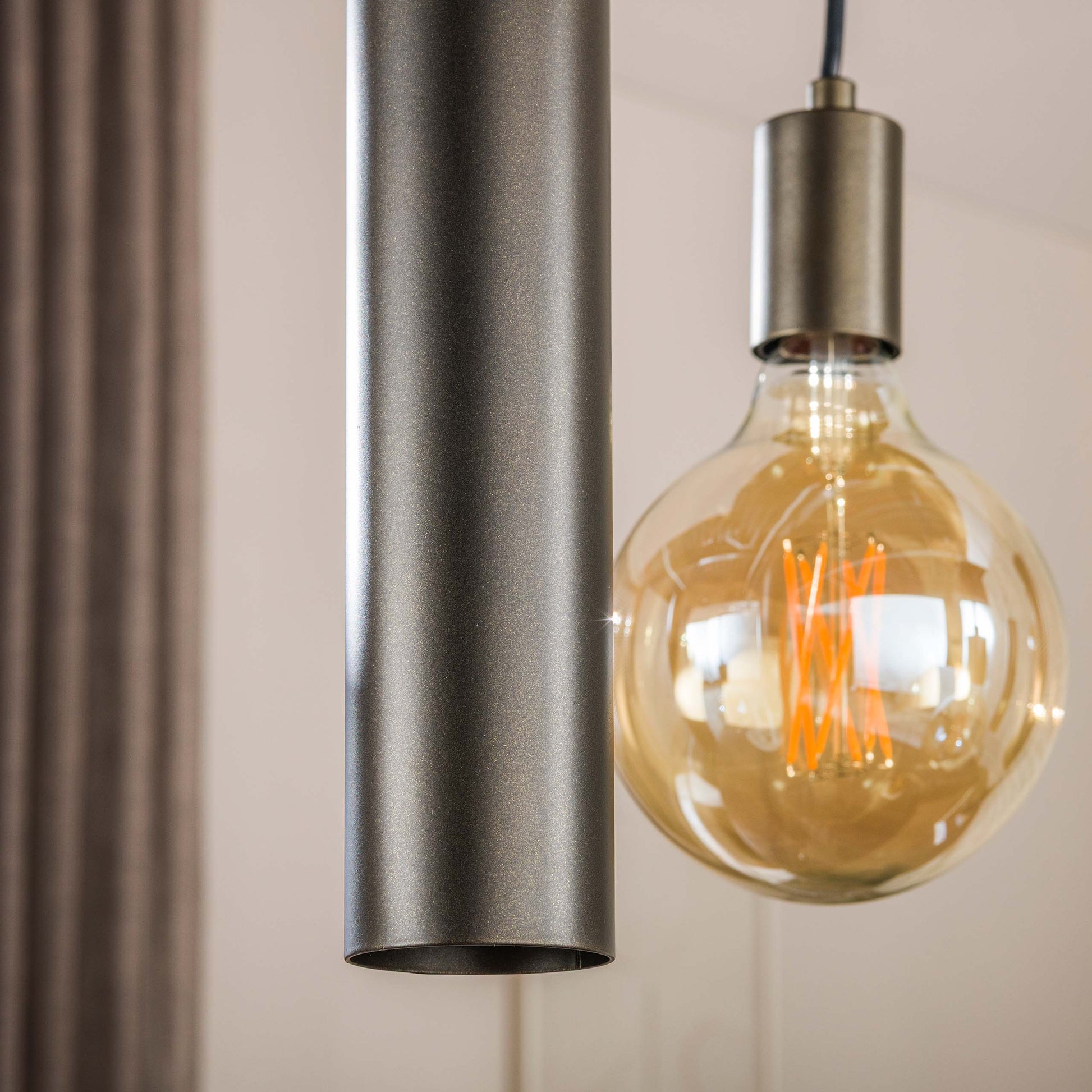 Hanglamp Senso 5+4-lichts / Sienna bruin – afbeelding 4