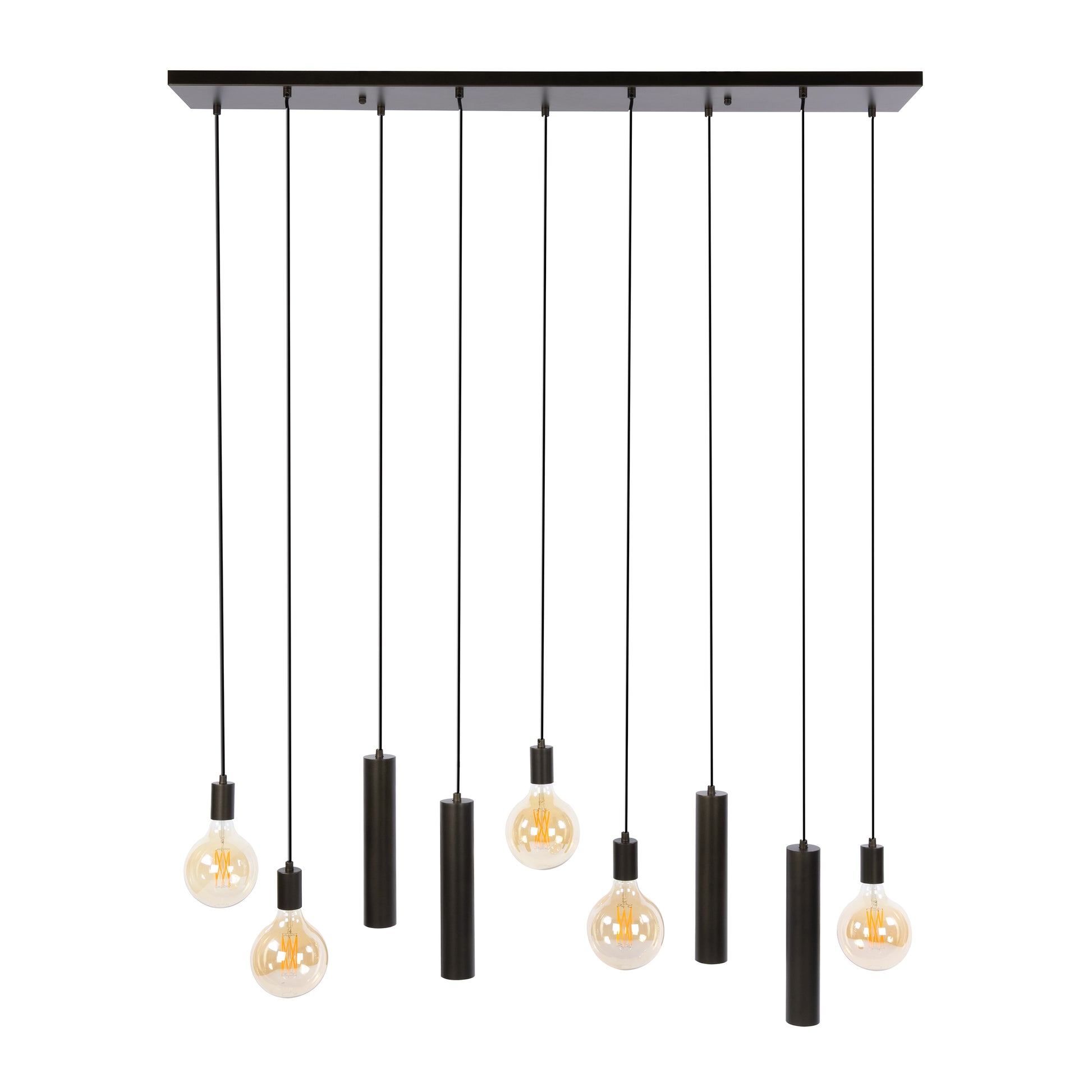 Hanglamp Senso 5+4-lichts / Sienna bruin – afbeelding 5