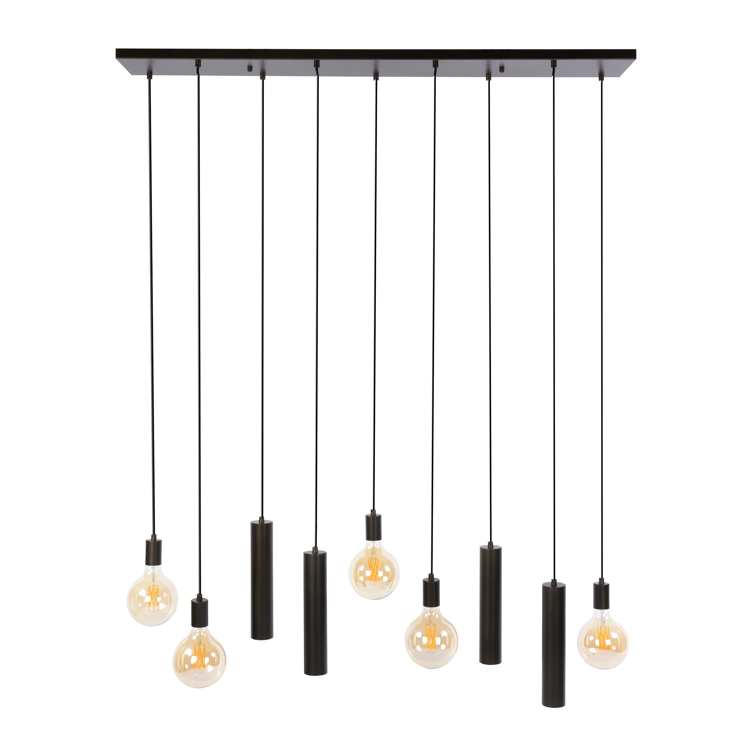 Hanglamp Senso 5+4-lichts / Sienna bruin – afbeelding 5