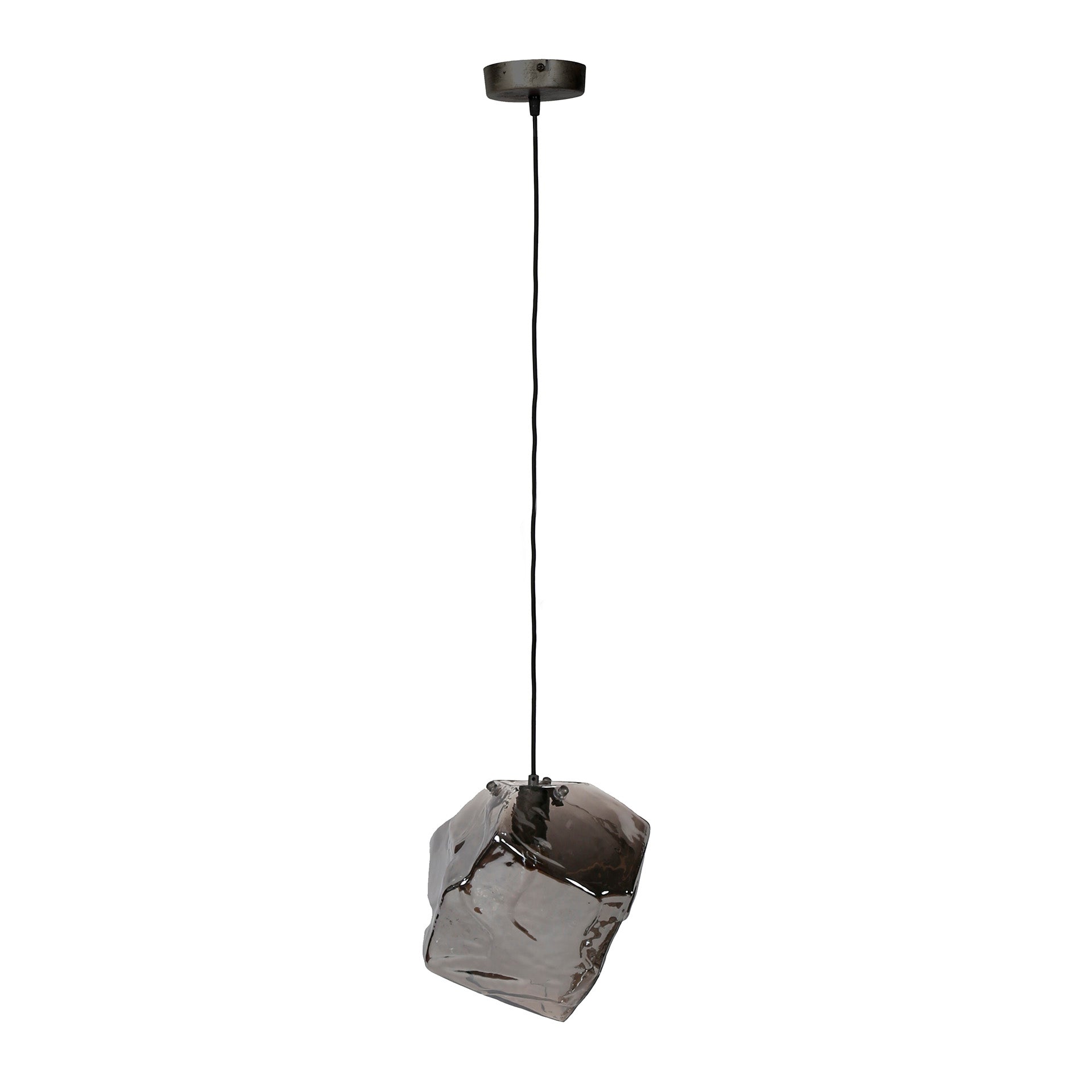 Hanglamp Rock 1-lichts / Chroom glas – afbeelding 3
