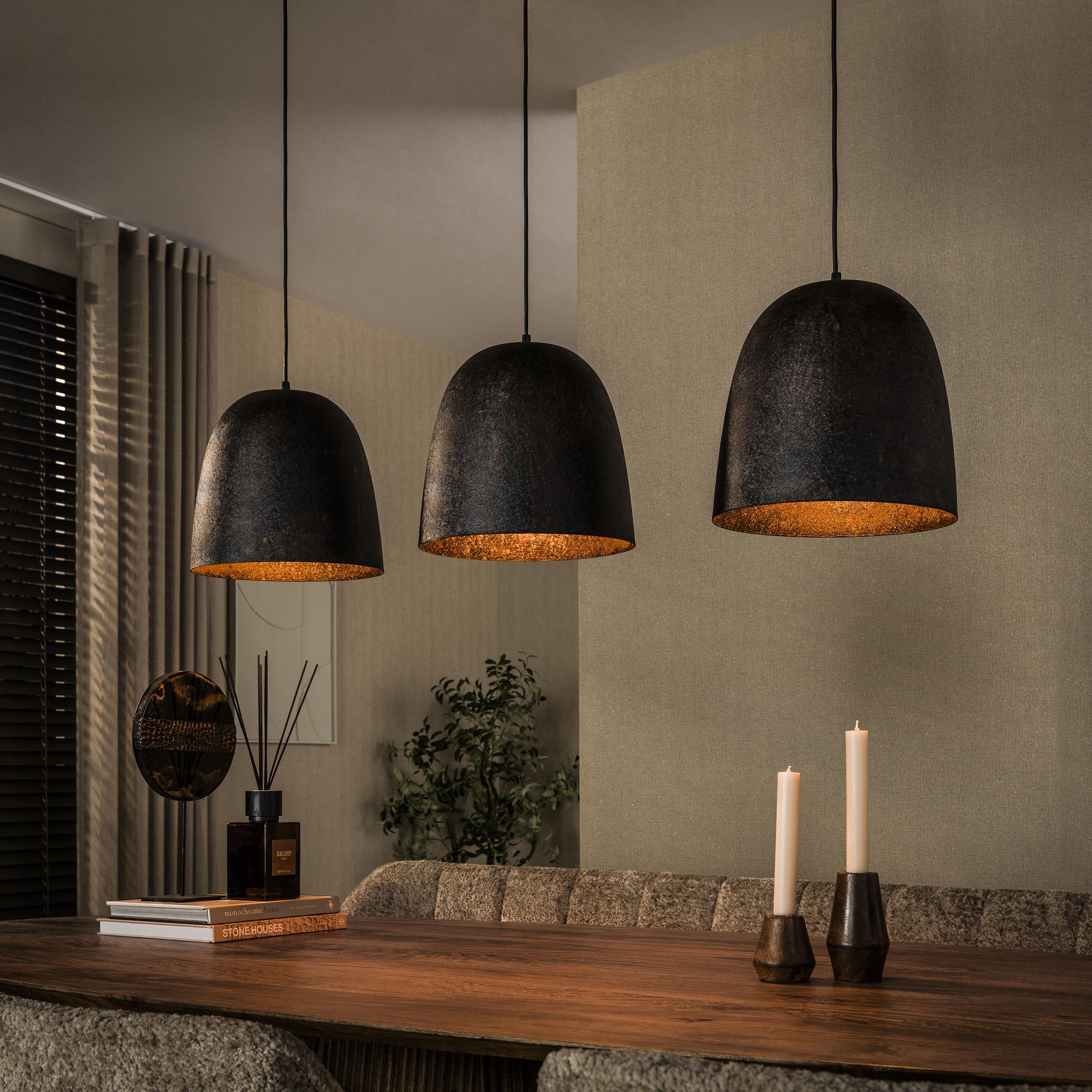 Hanglamp Nova 3-lichts / Smoked brown – afbeelding 1