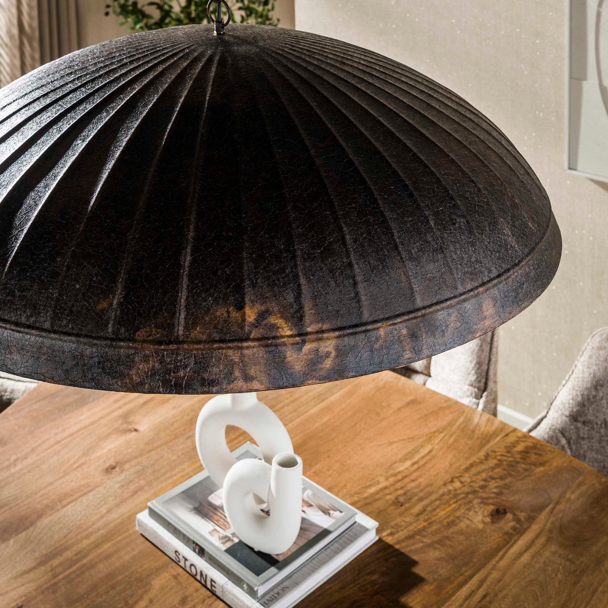 Hanglamp Guard 1-lichts Ø90cm / Smoked brown – afbeelding 6