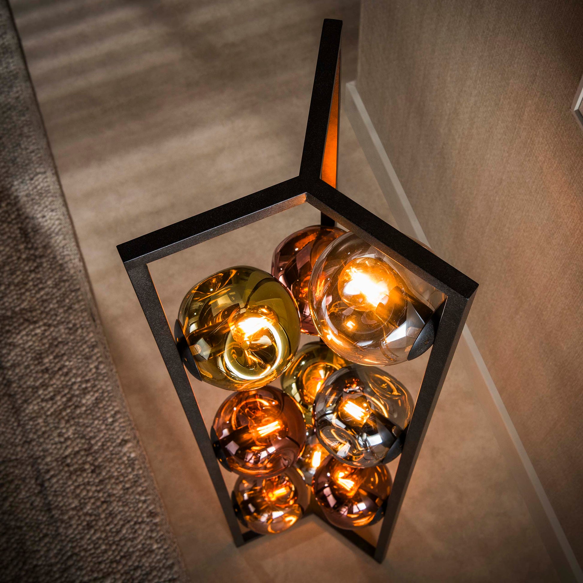 Vloerlamp Stellar 9-lichts / Artic zwart – afbeelding 3