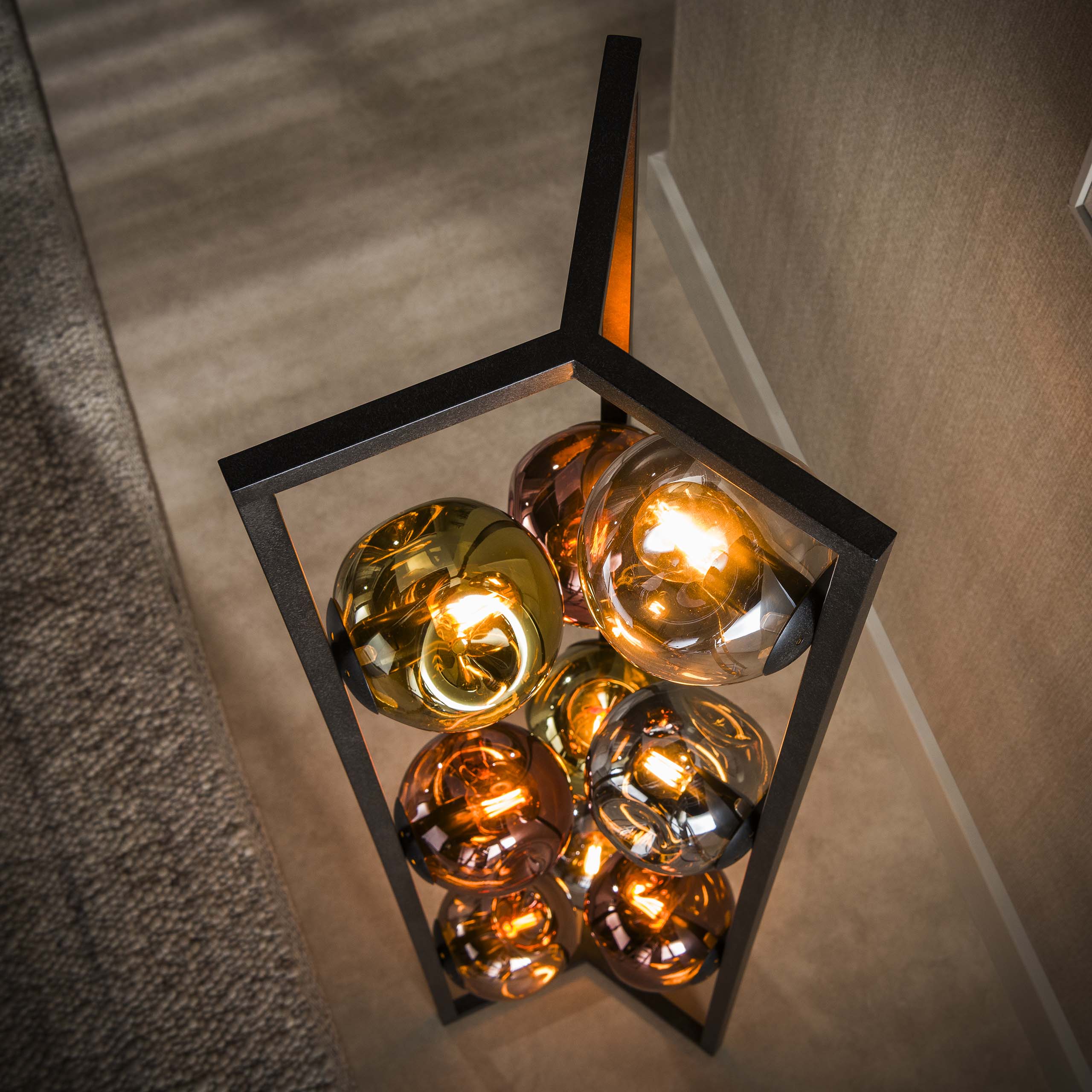 Vloerlamp Stellar 9-lichts / Artic zwart – afbeelding 3