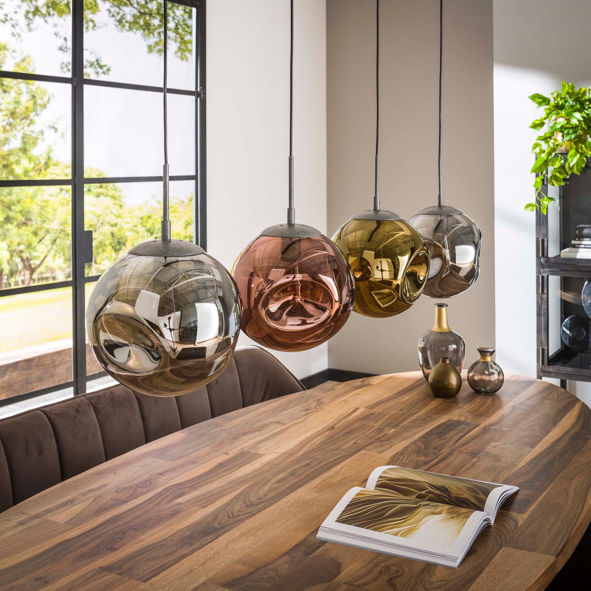 Hanglamp Stellar 4-lichts / Oud zilver – afbeelding 2
