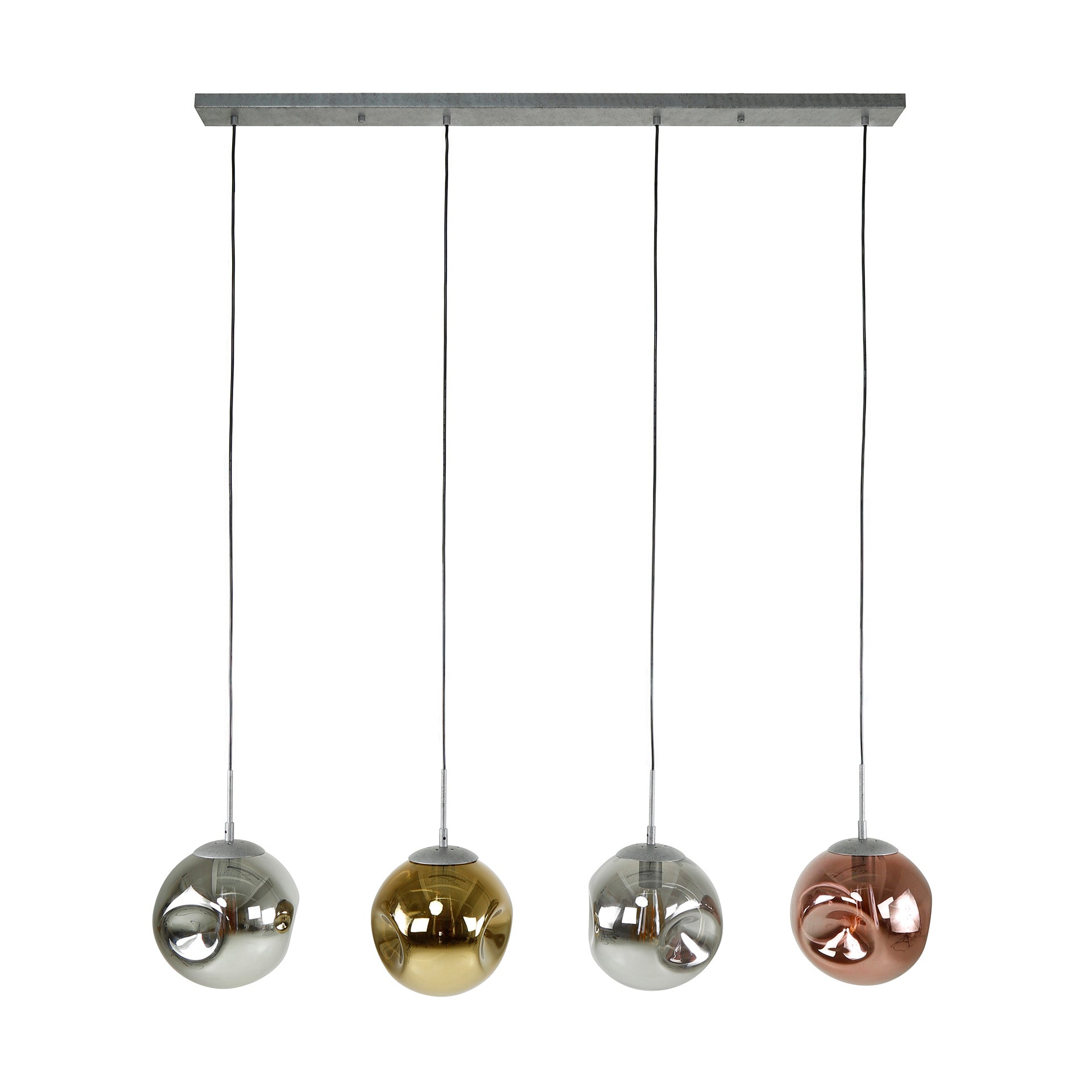 Hanglamp Stellar 4-lichts / Oud zilver – afbeelding 5
