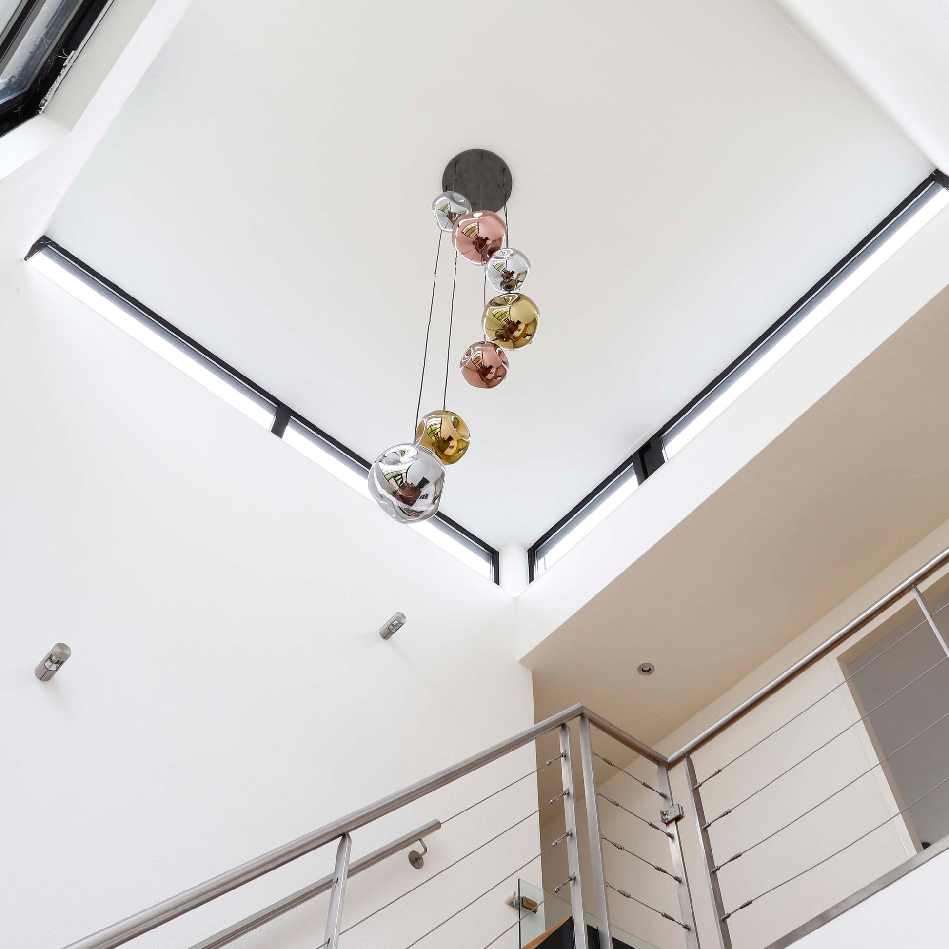 Hanglamp Stellar getrapt 7-lichts / Oud zilver – afbeelding 6