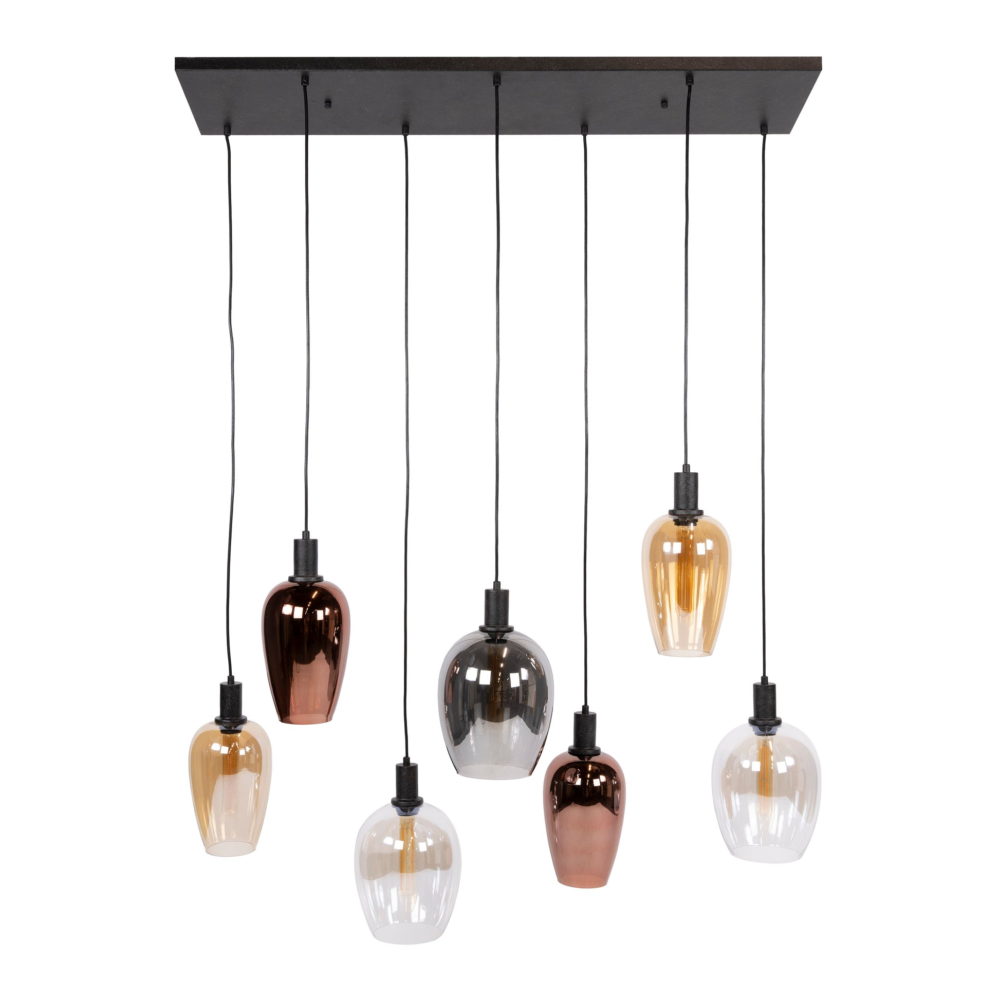 Hanglamp Amfora 7-lichts / Artic zwart – afbeelding 5