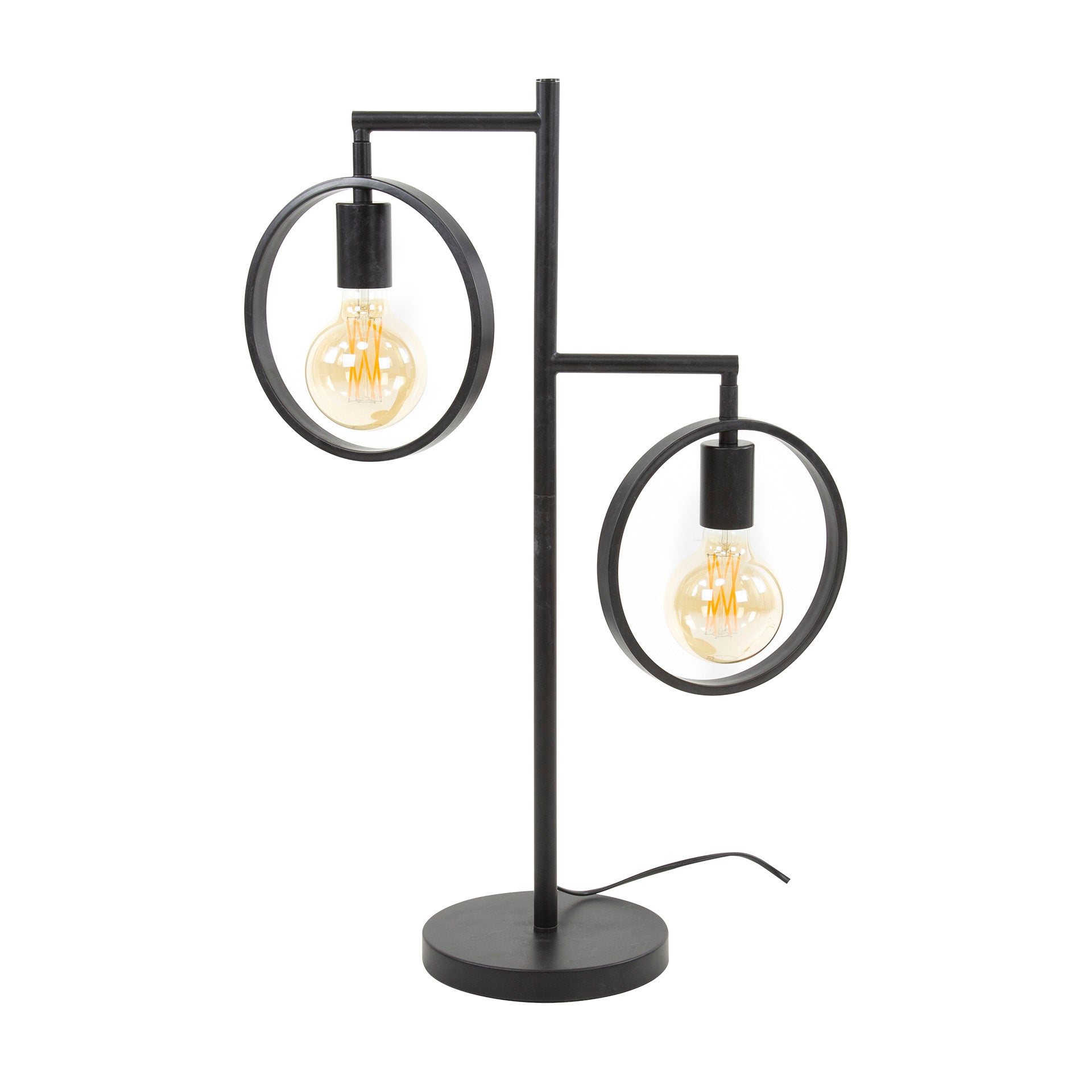 Tafellamp Ring 2-lichts / Charcoal – afbeelding 3