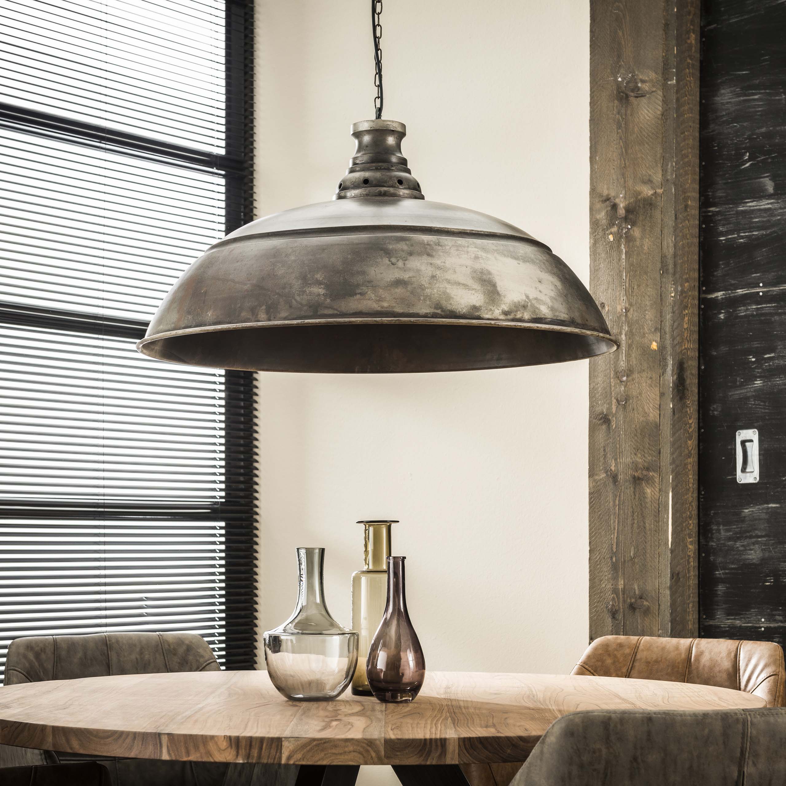 Hanglamp Industry 1-lichts Ø80cm / Oud zilver – afbeelding 2