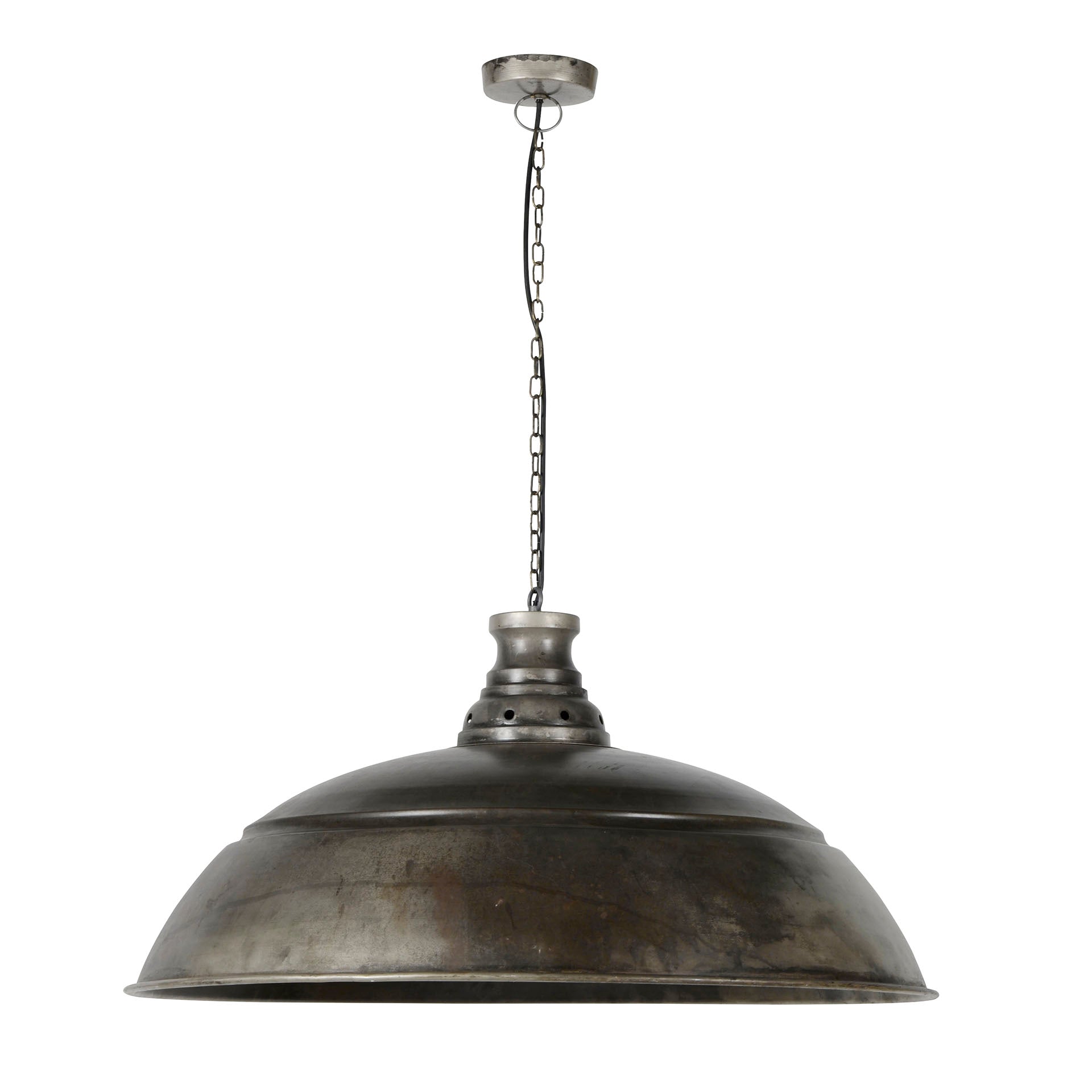 Hanglamp Industry 1-lichts Ø80cm / Oud zilver – afbeelding 3