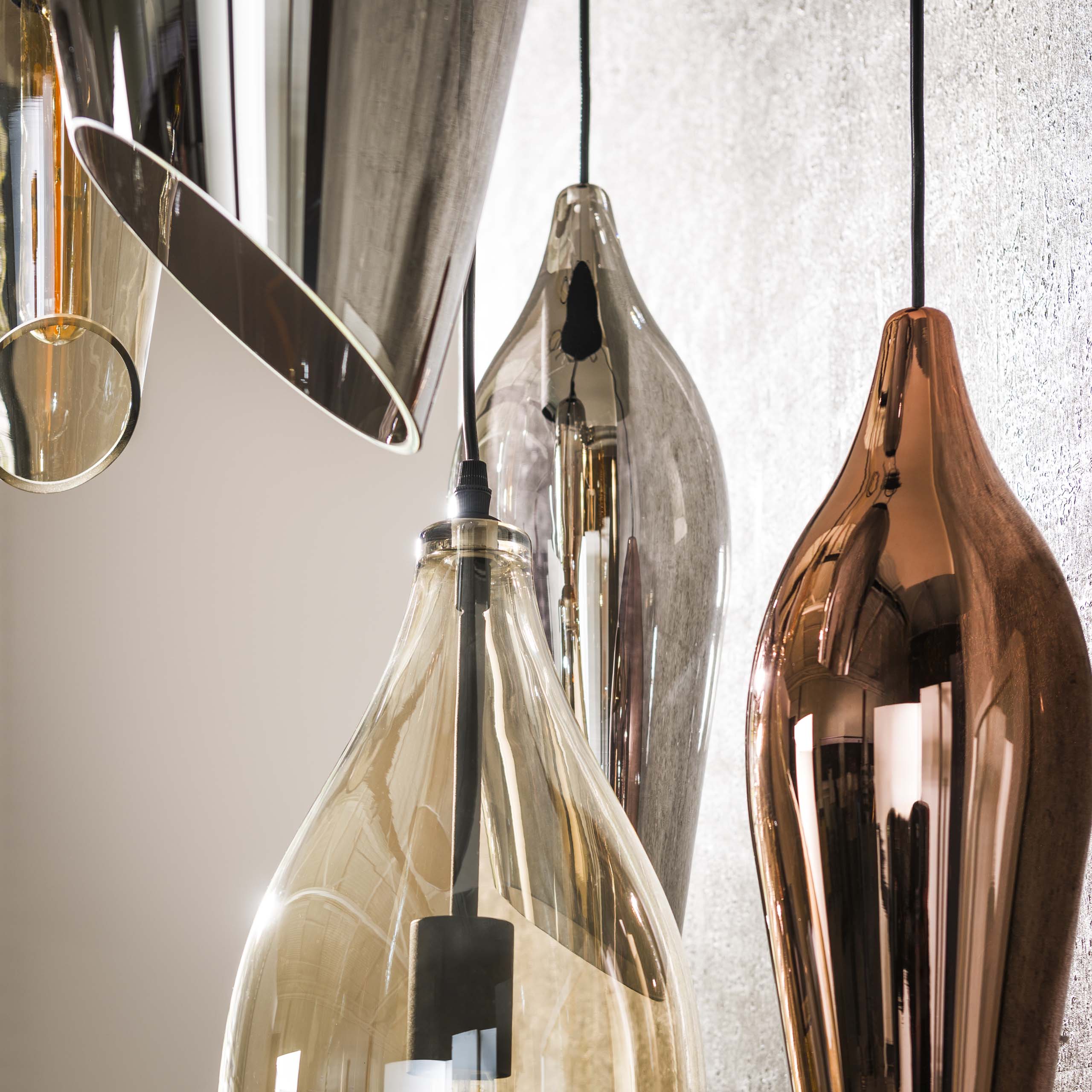 Hanglamp Cocoon getrapt 5-lichts / Zwart – afbeelding 4