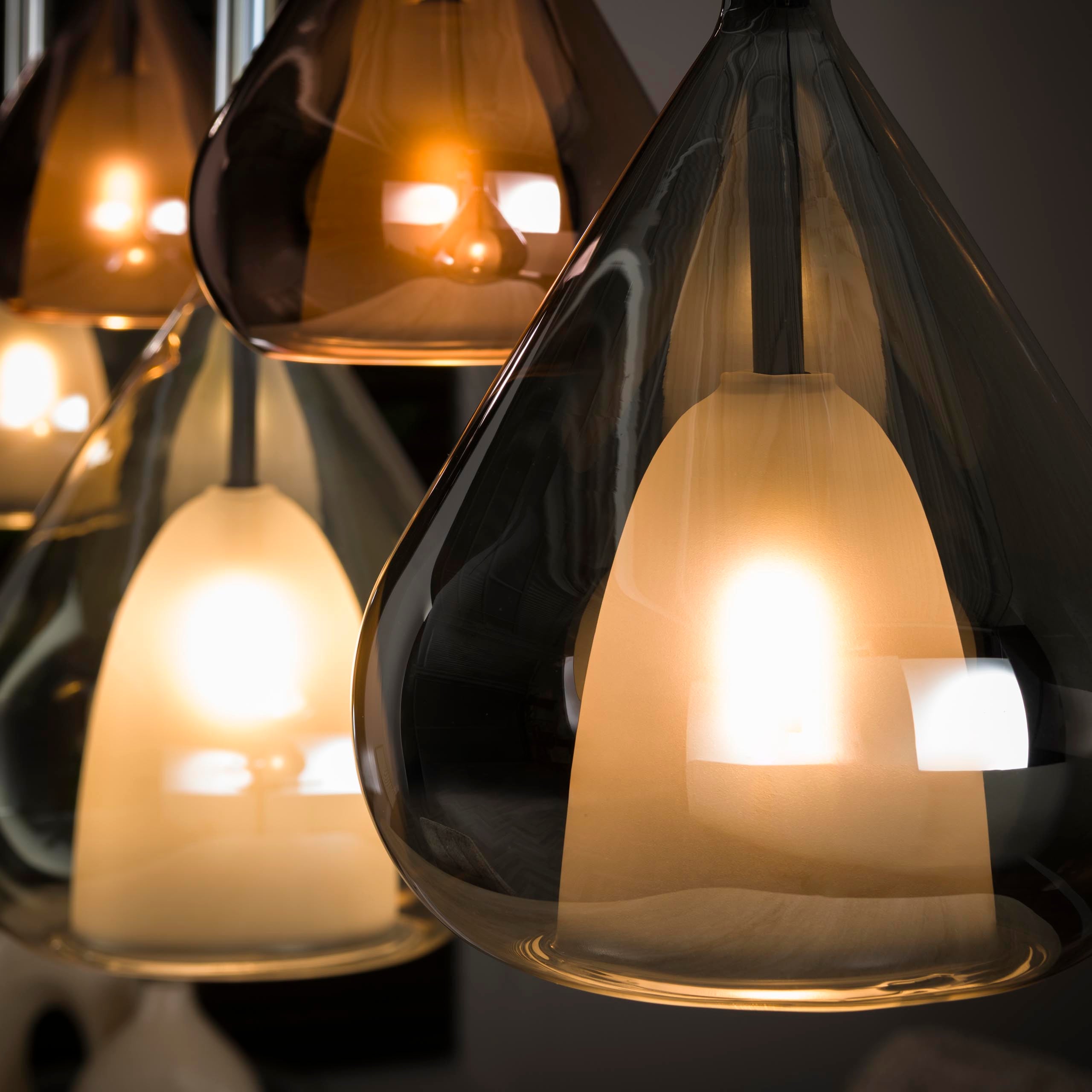 Hanglamp Wings 5-lichts / Zwart – afbeelding 3