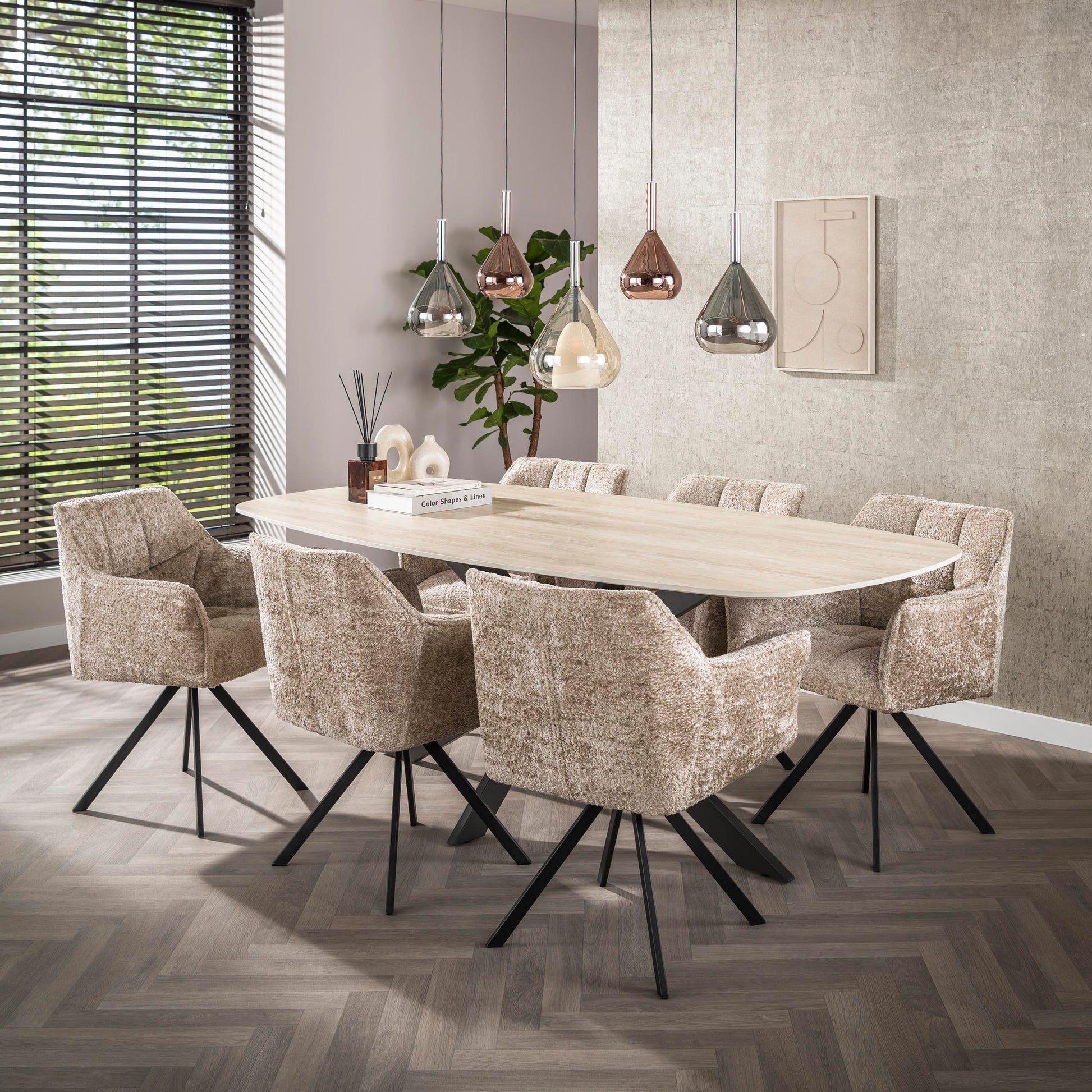 Hanglamp Wings 5-lichts / Zwart – afbeelding 5