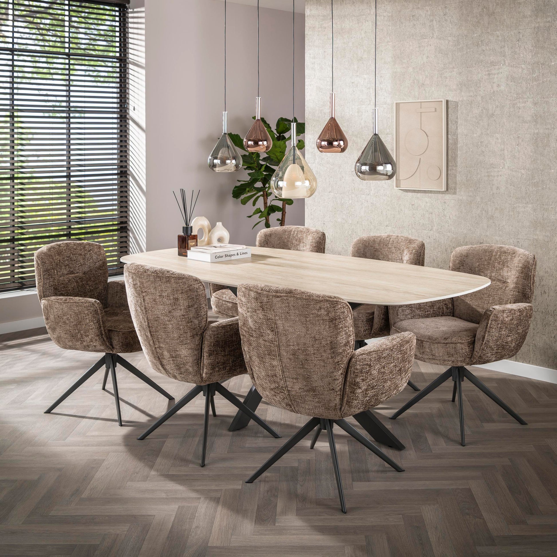 Hanglamp Wings 5-lichts / Zwart – afbeelding 6